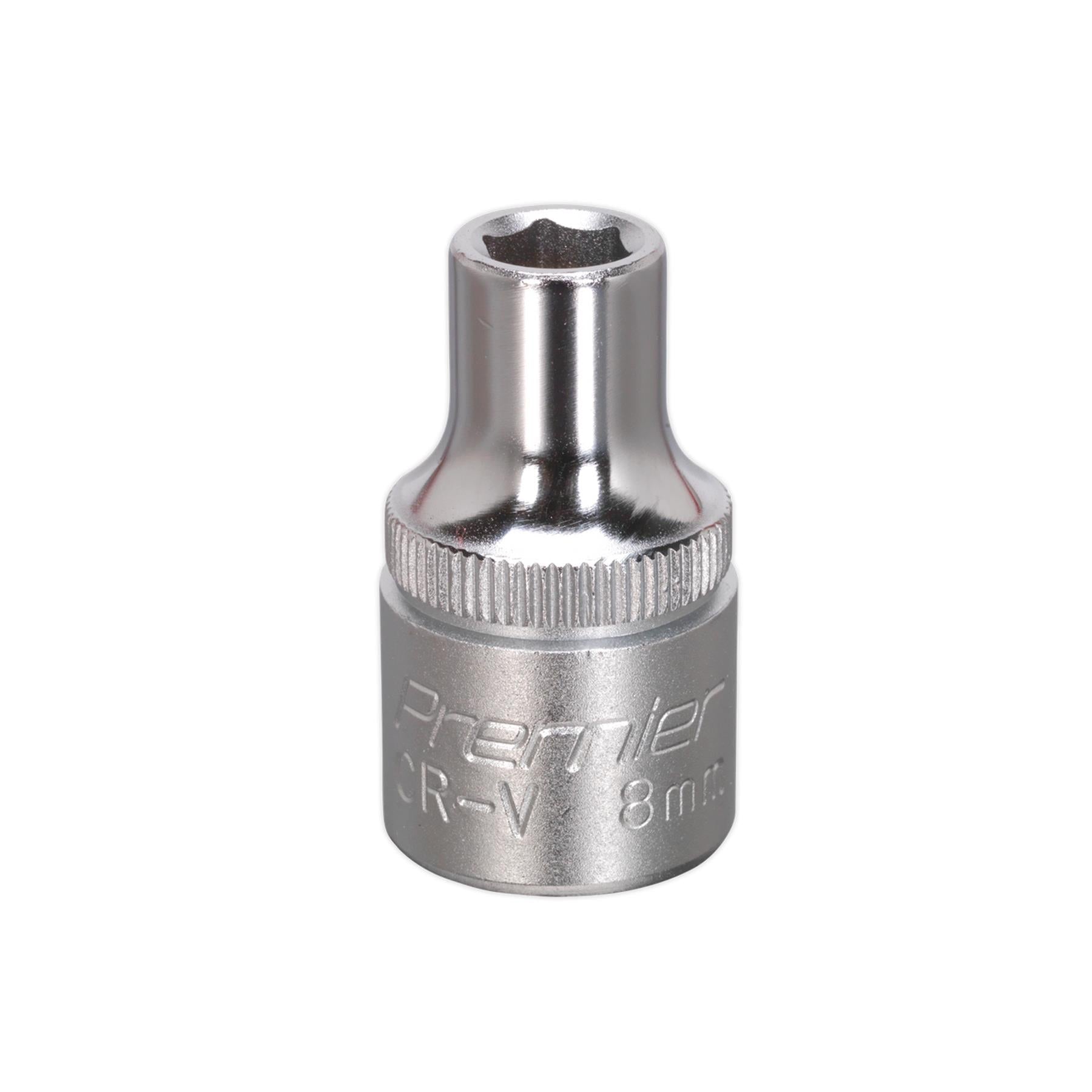 Sealey WallDrive® Socket 8mm 1/2"Sq Drive