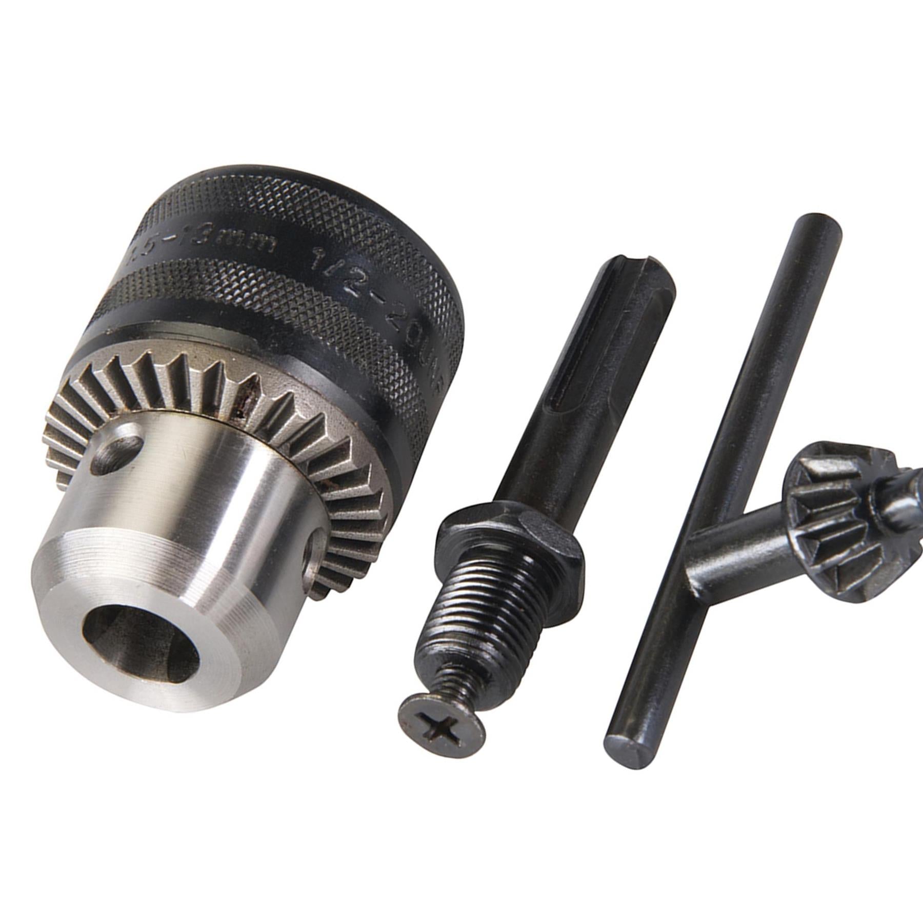 13mm 1/2" UNF Drill Chuck With SDS Shaft Adaptor and Chuck Key