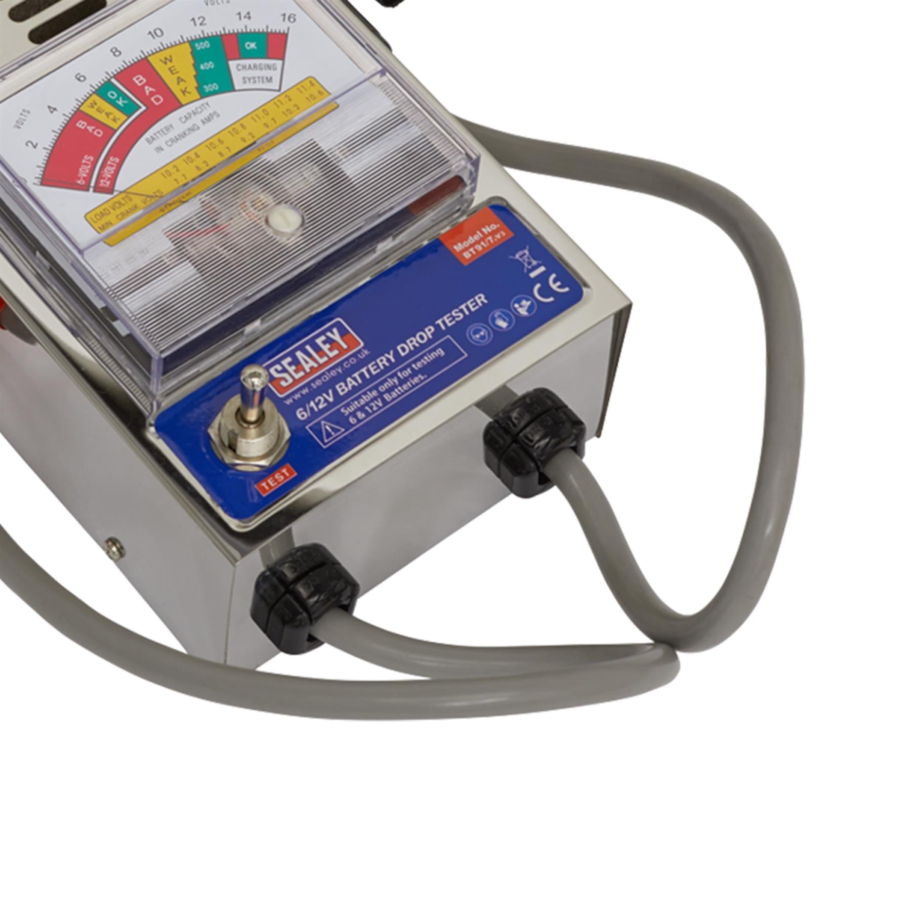 Sealey American-style Battery Drop Tester 6/12V