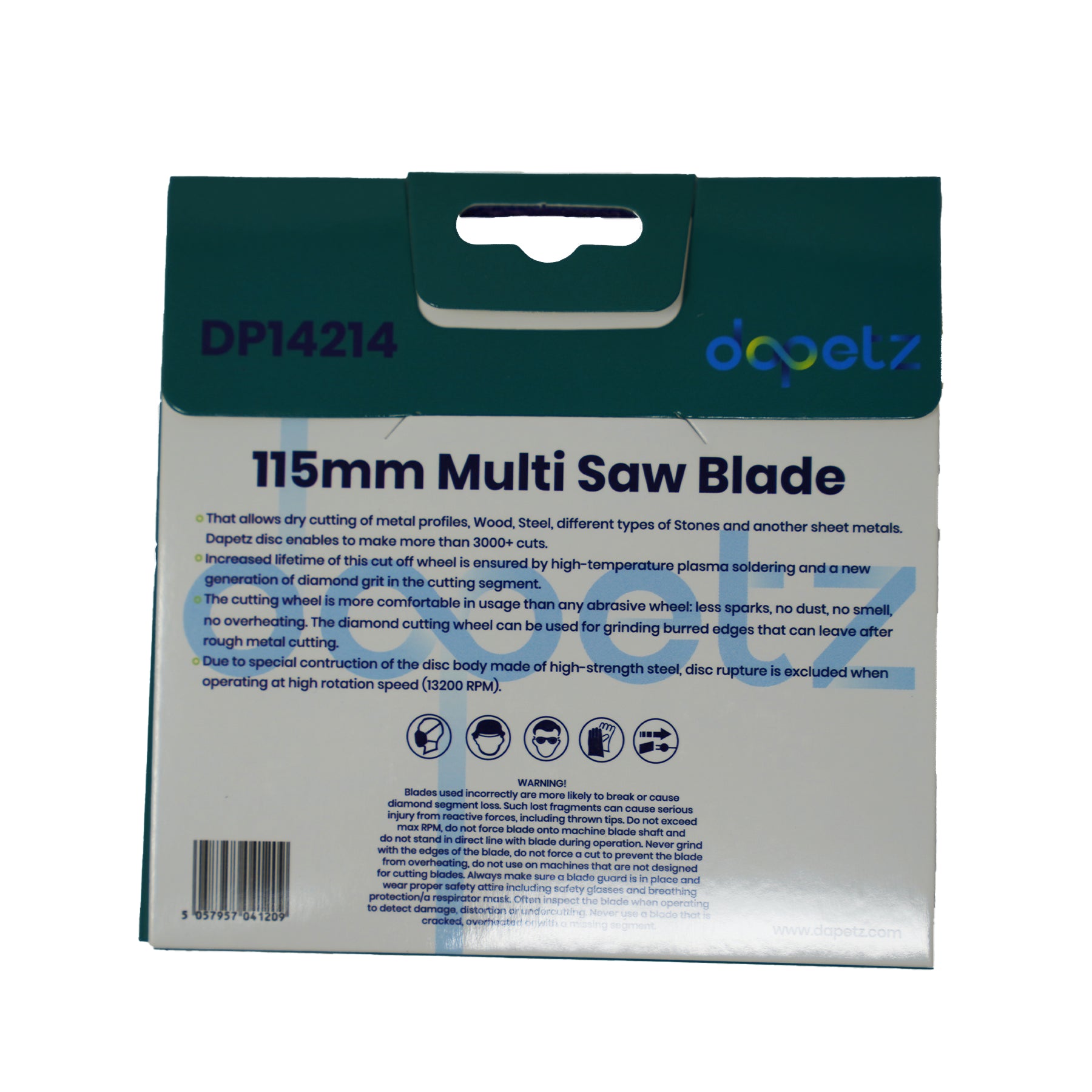 Multi Purpose Saw Blade Saw Disc Blade 115mm Porcelain Smooth Precise Cutting