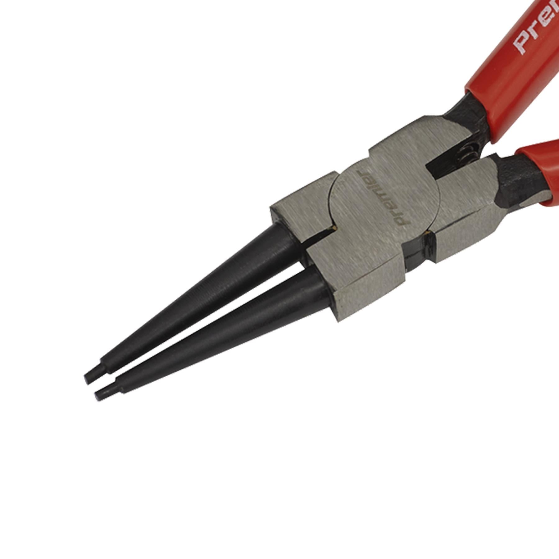 Sealey Circlip Pliers Internal Straight Nose 140mm Chrome Vanadium Steel.