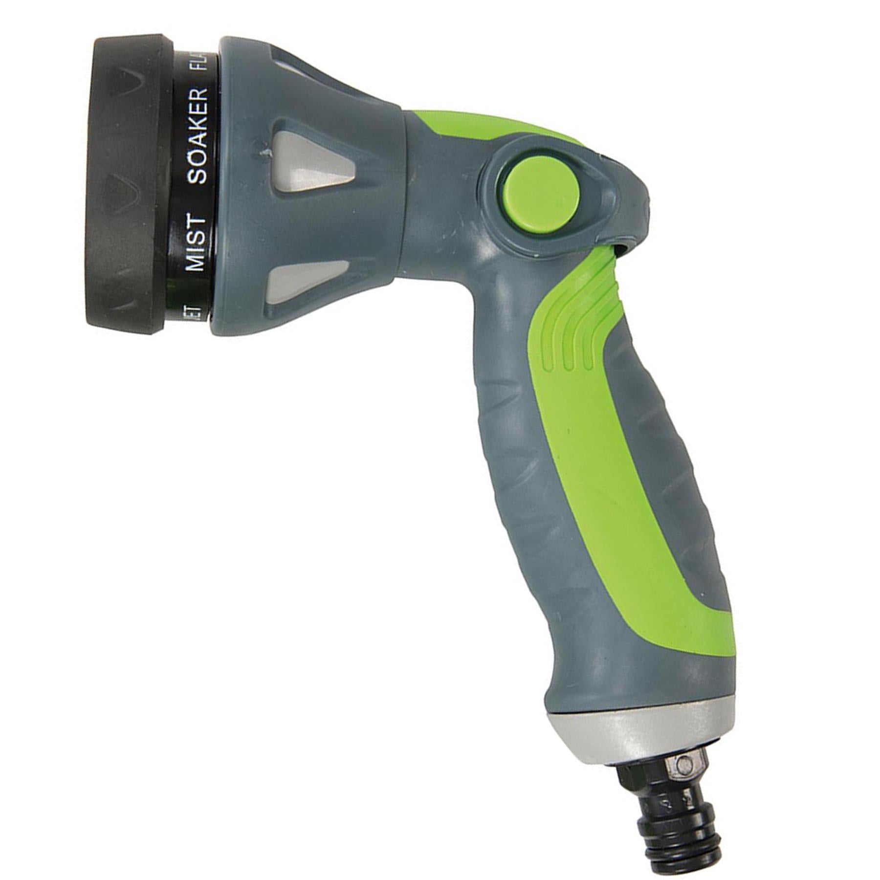 5Pce Soft-Grip Spray Gun Quick Connect Set Nine-Pattern Soft-Grip Handle