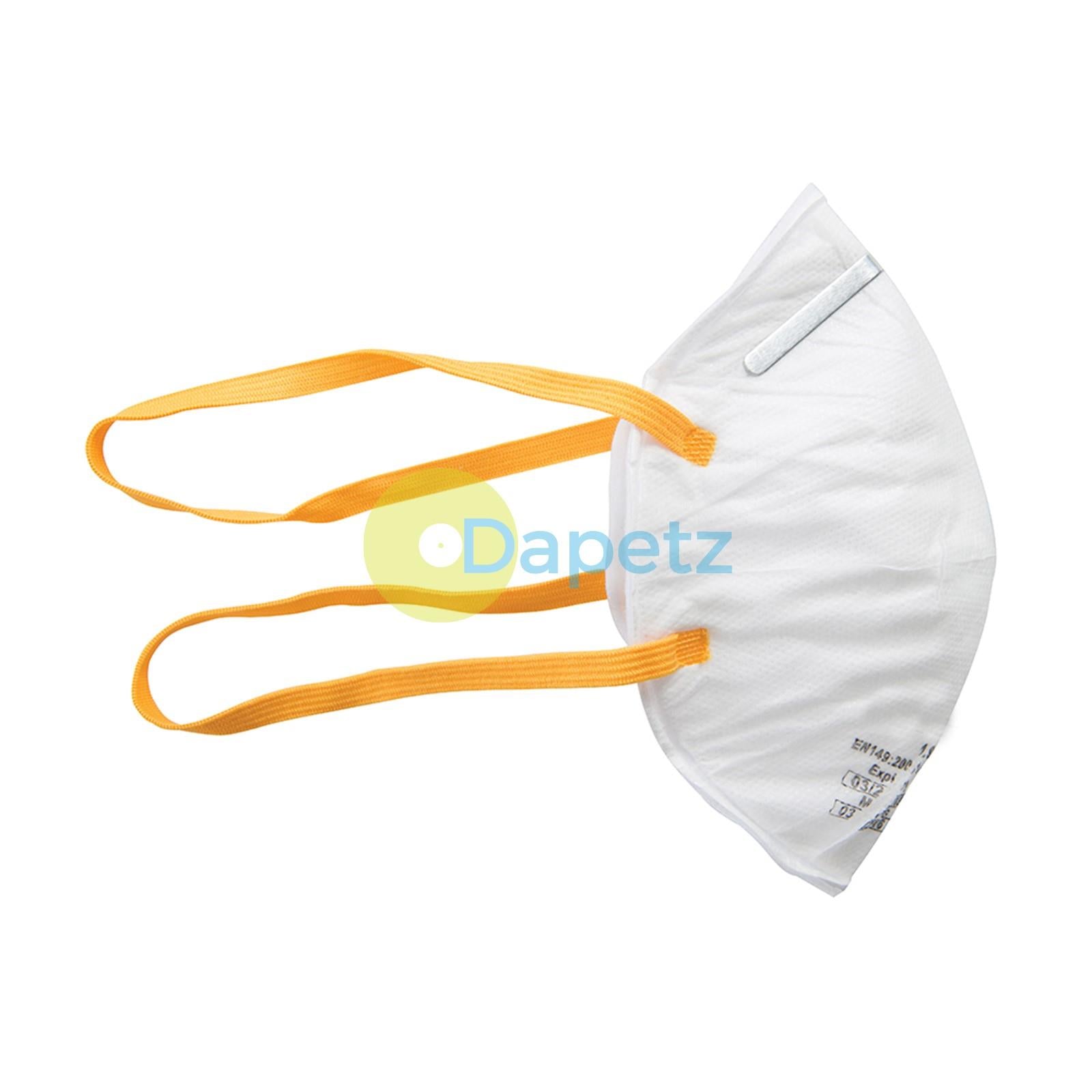 10 Face Mask Respirator FFP1 Sanding Paint Aerosol Dust Bodyshop Safety Moulded