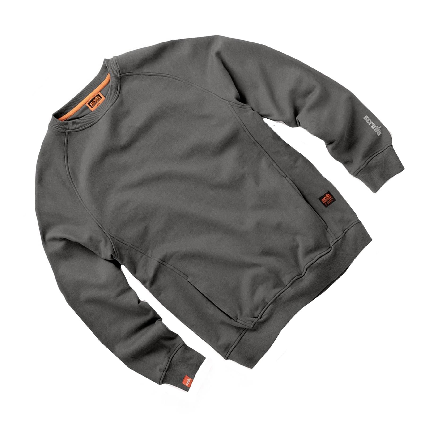 Scruffs Eco Worker Shirt Mens Work Sweatshirt Graphite M