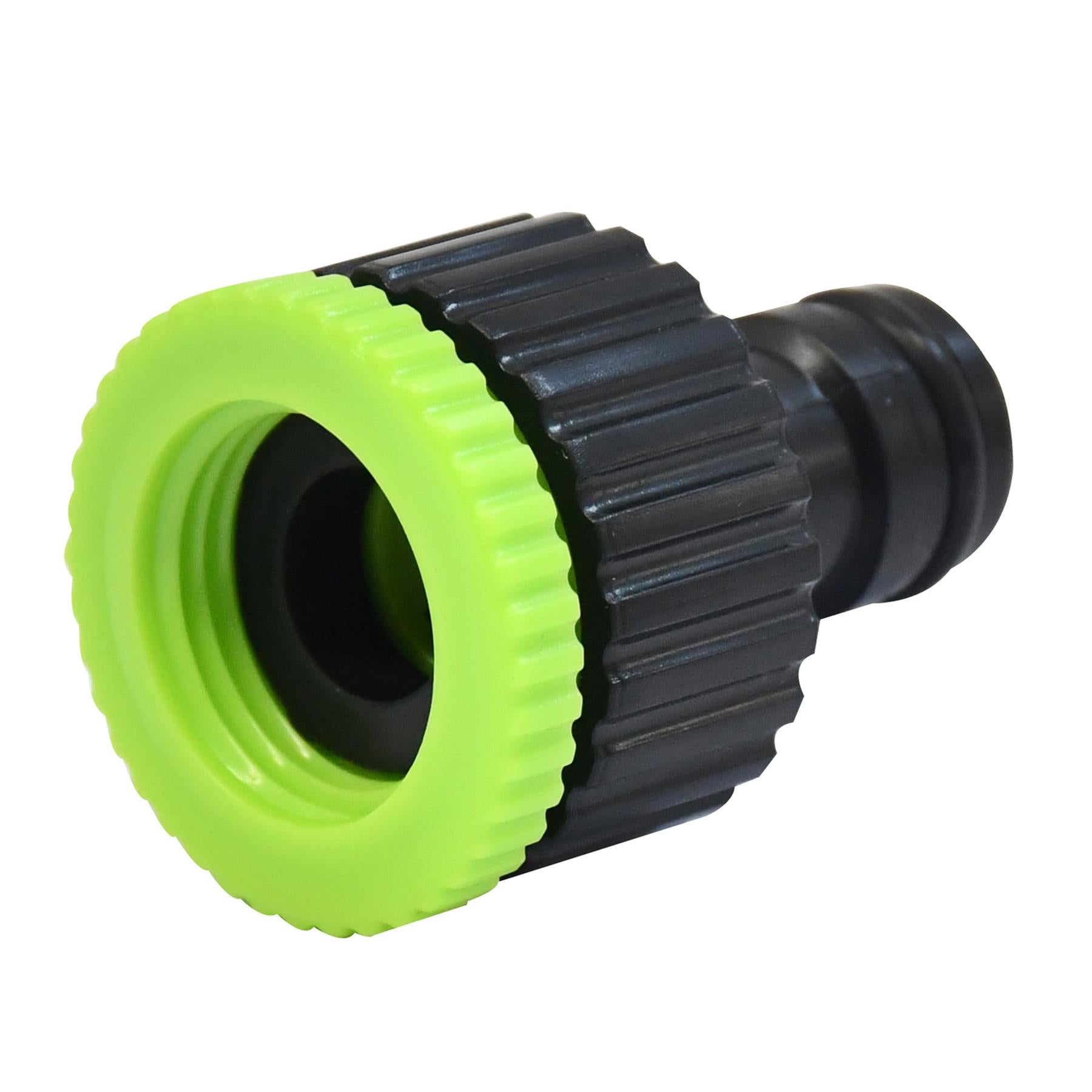Tap Adaptor 1/2" & 3/4" Garden Watering Water Hose Pipe Plastic Connector Fitting