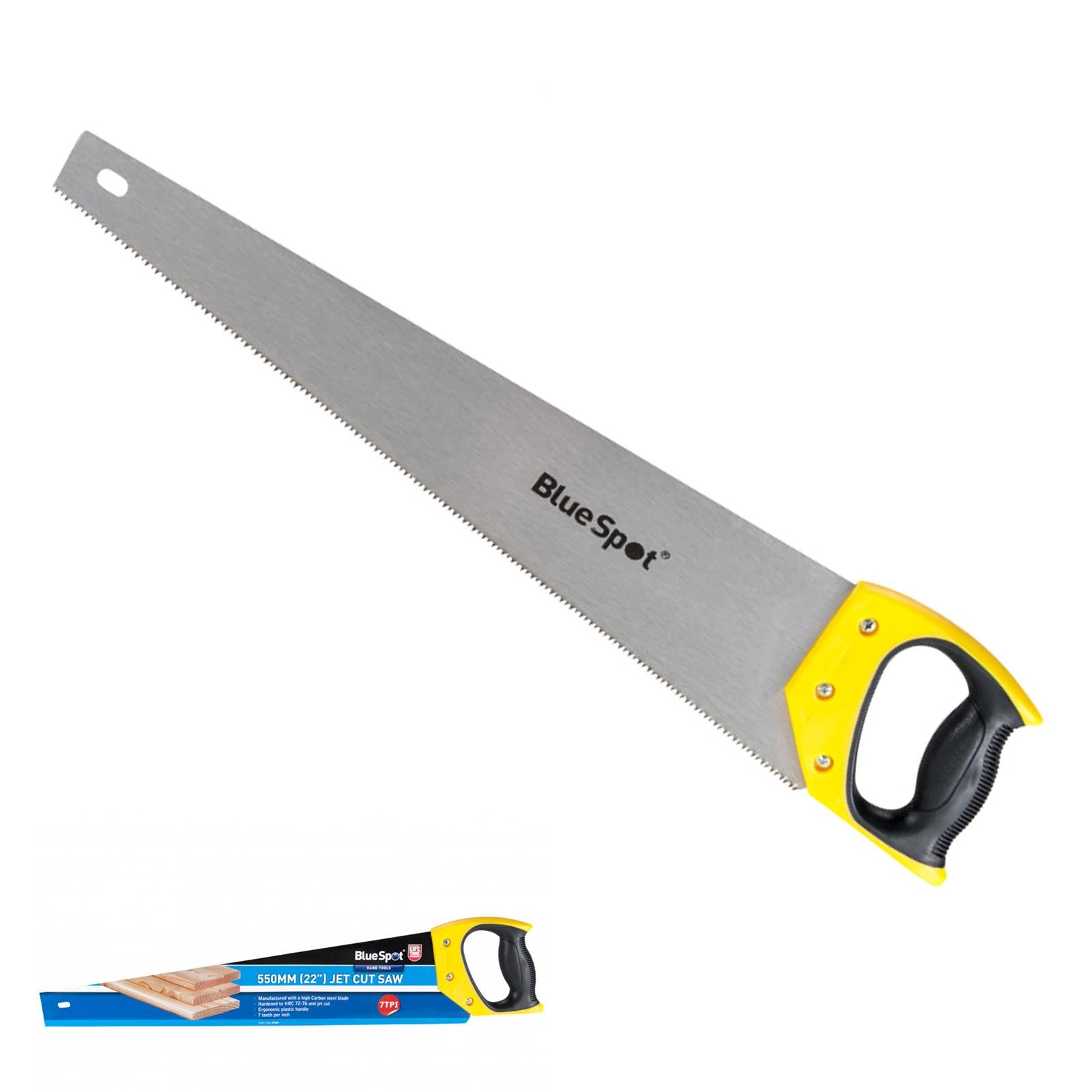 Bluespot Handsaw 22" 7tpi 550mm Saw For Faster Cuts High Quality Guaranteed