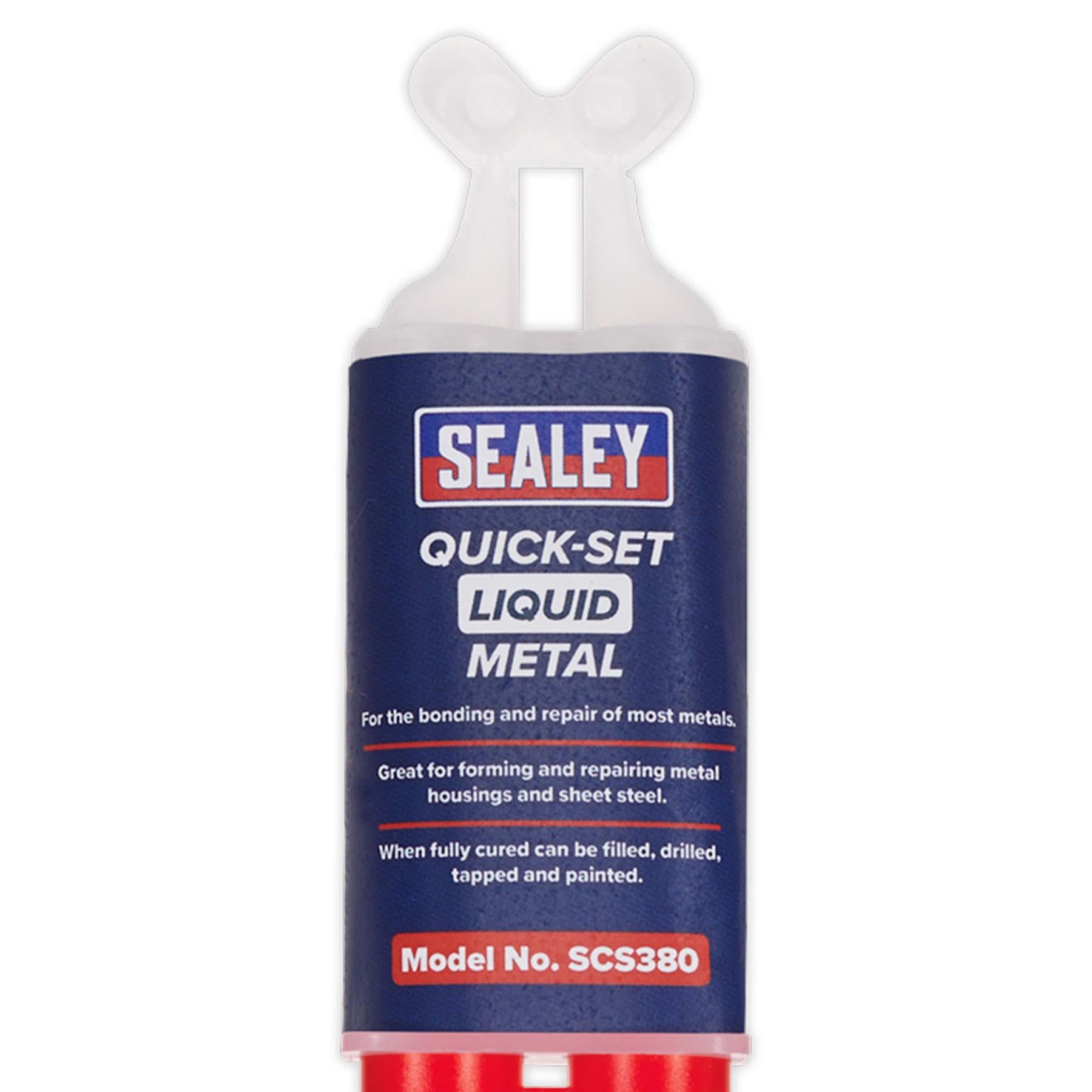 Sealey 25ml Quick-Set Liquid Metal - Epoxy Metal Repair Syringe
