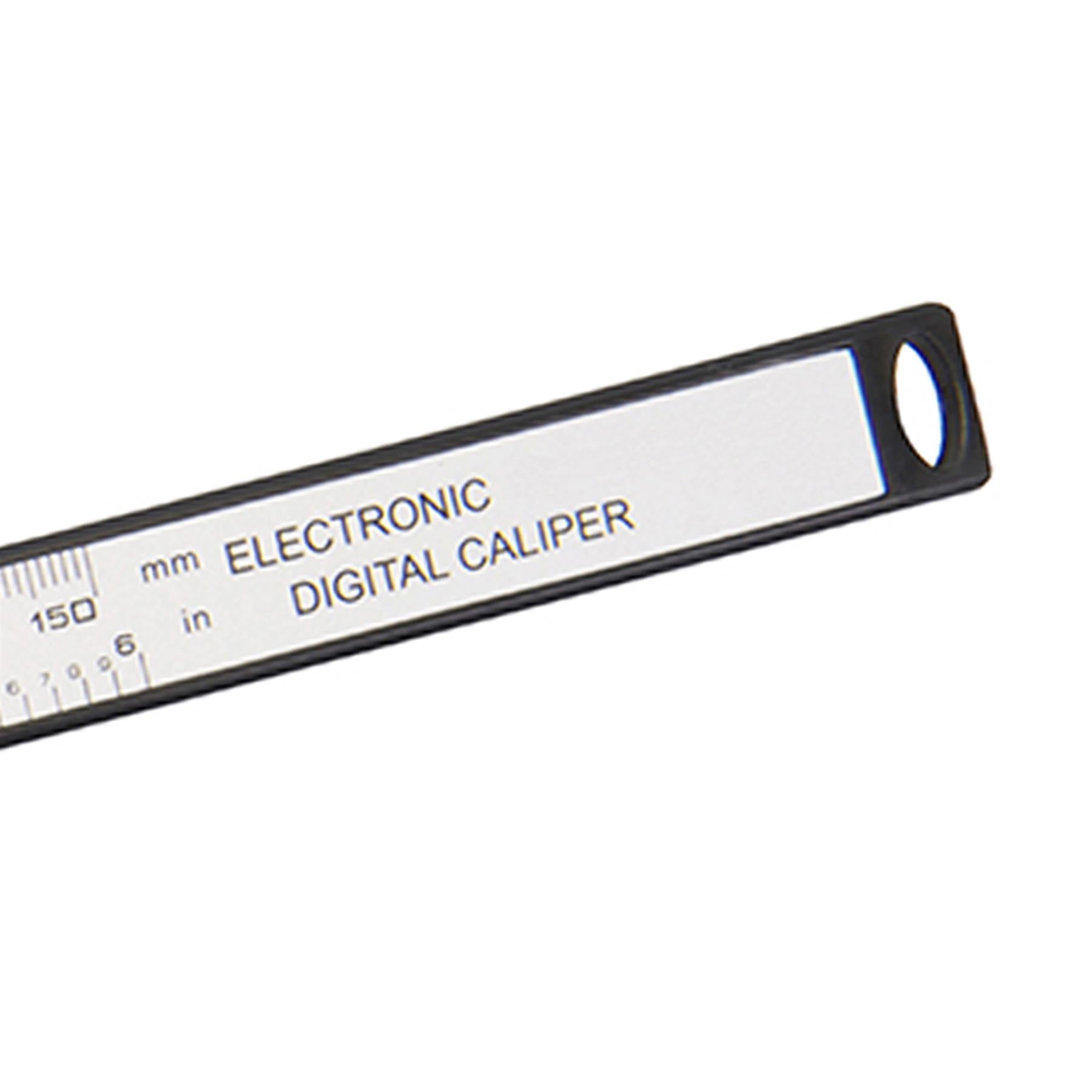 Digital Vernier Caliper Micrometer Expert Electronic LCD Display Tool 6in 150mm Composite
