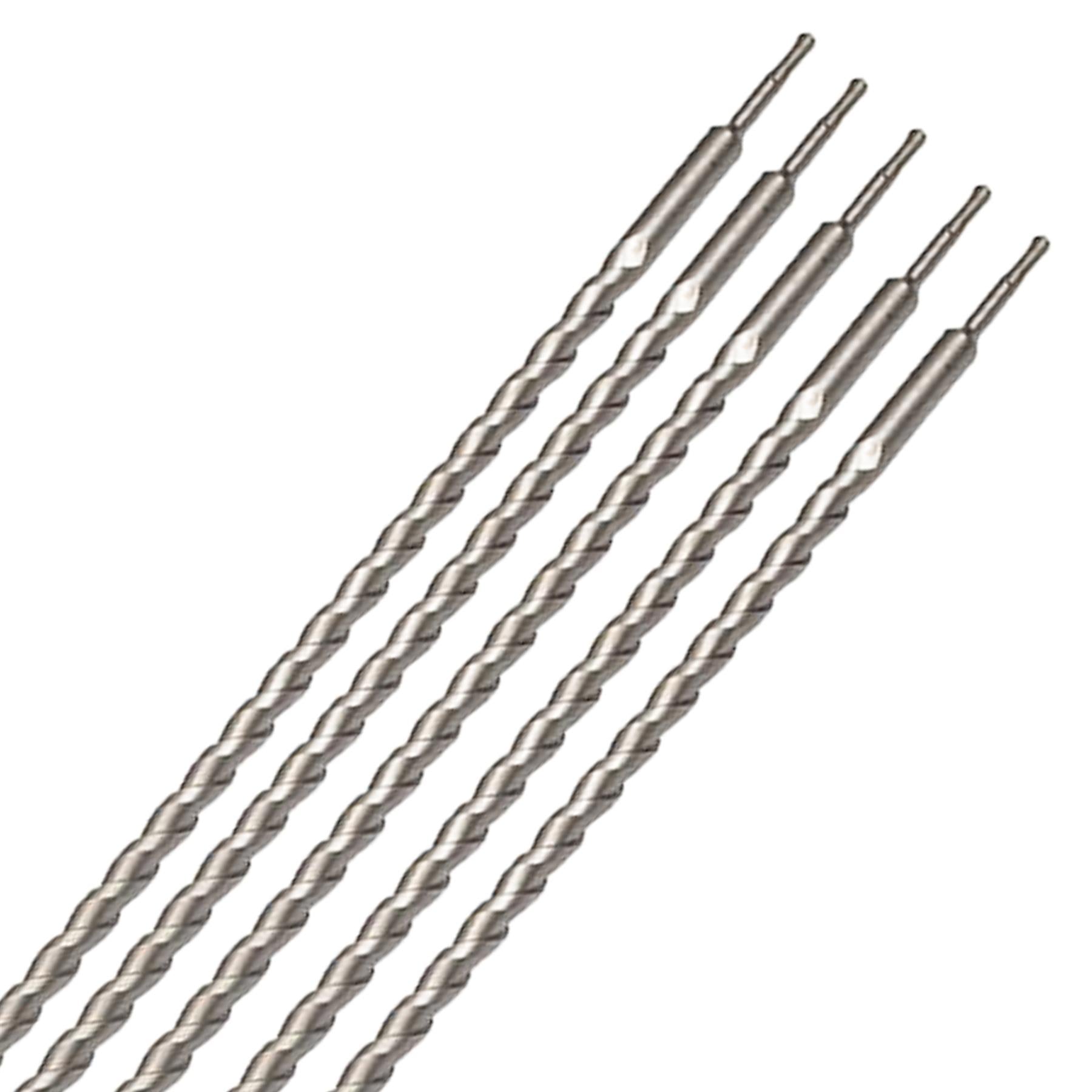 5 x SDS+ PLUS MASONRY DRILL BIT 25 x 1000mm, TUNGSTEN CARBIDE TIP, FOR STONE CONCRETE BRICK