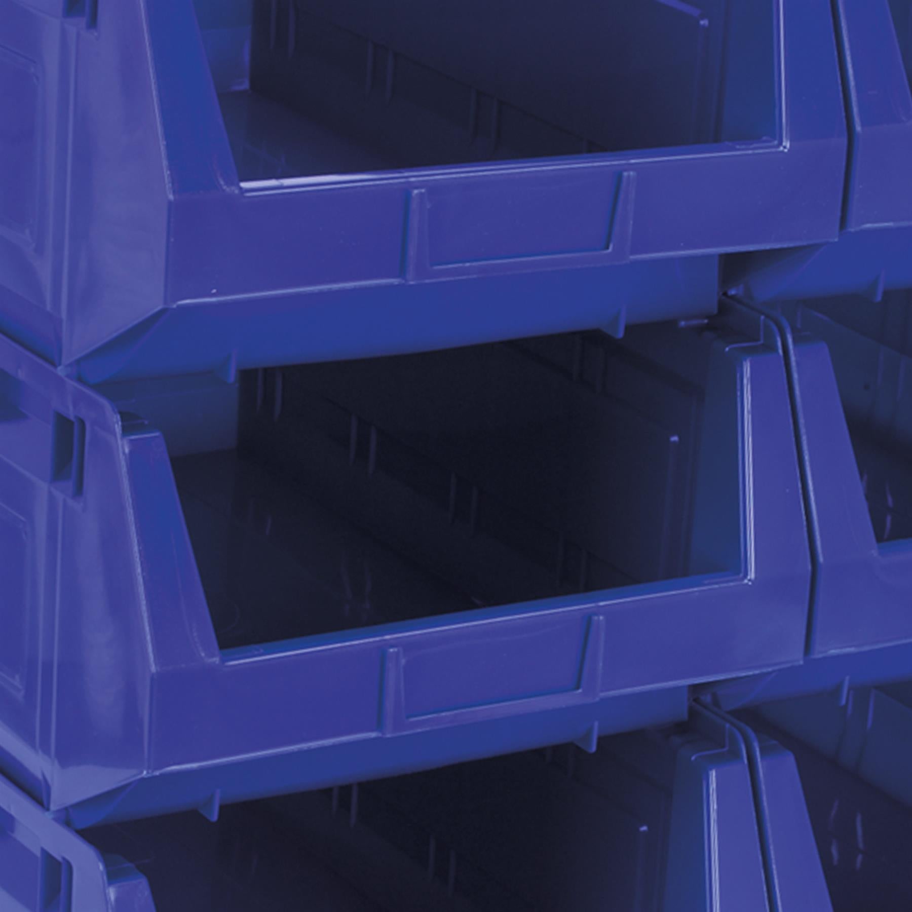 Sealey Plastic Storage Bin 310 x 500 x 190mm - Blue Pack of 6