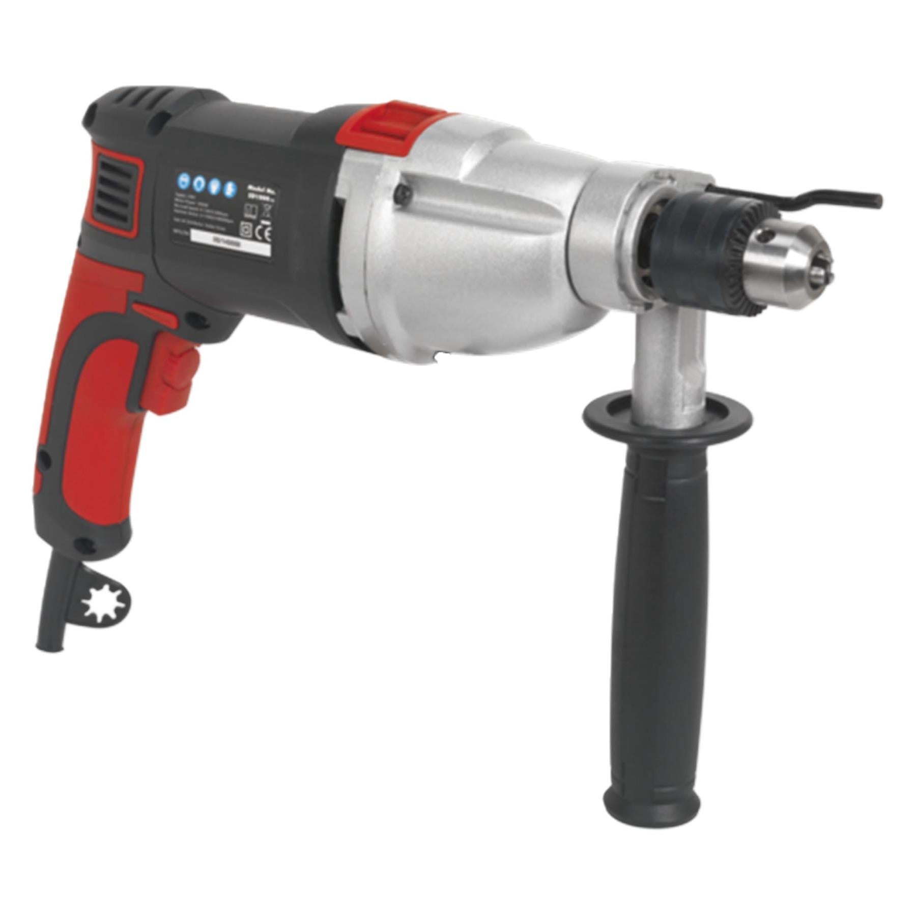 Sealey Hammer Drill 13mm 2 Mechanical/Variable Speed 1050W/230V