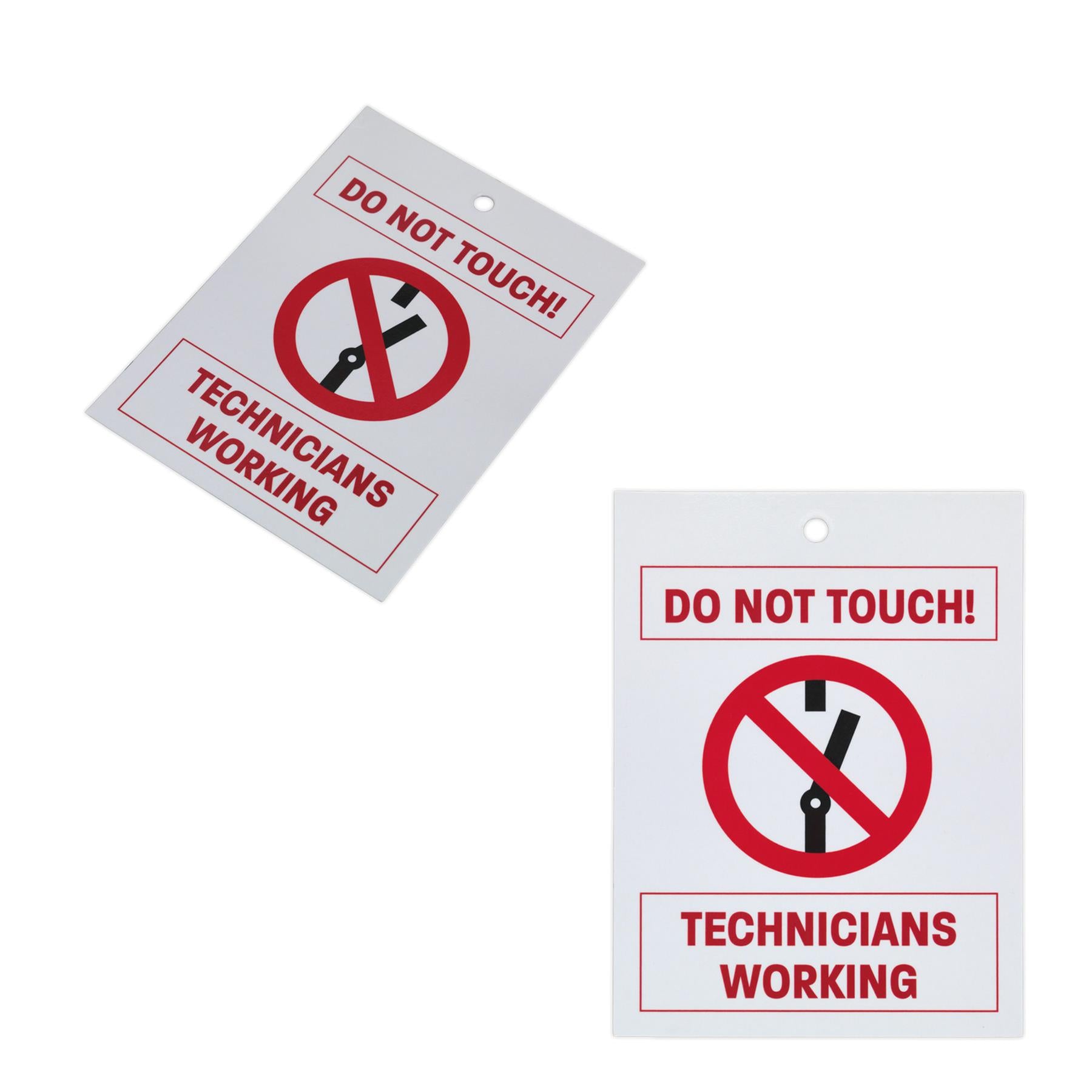 Sealey Hybrid/Electric Vehicle Keyring Warning Tag