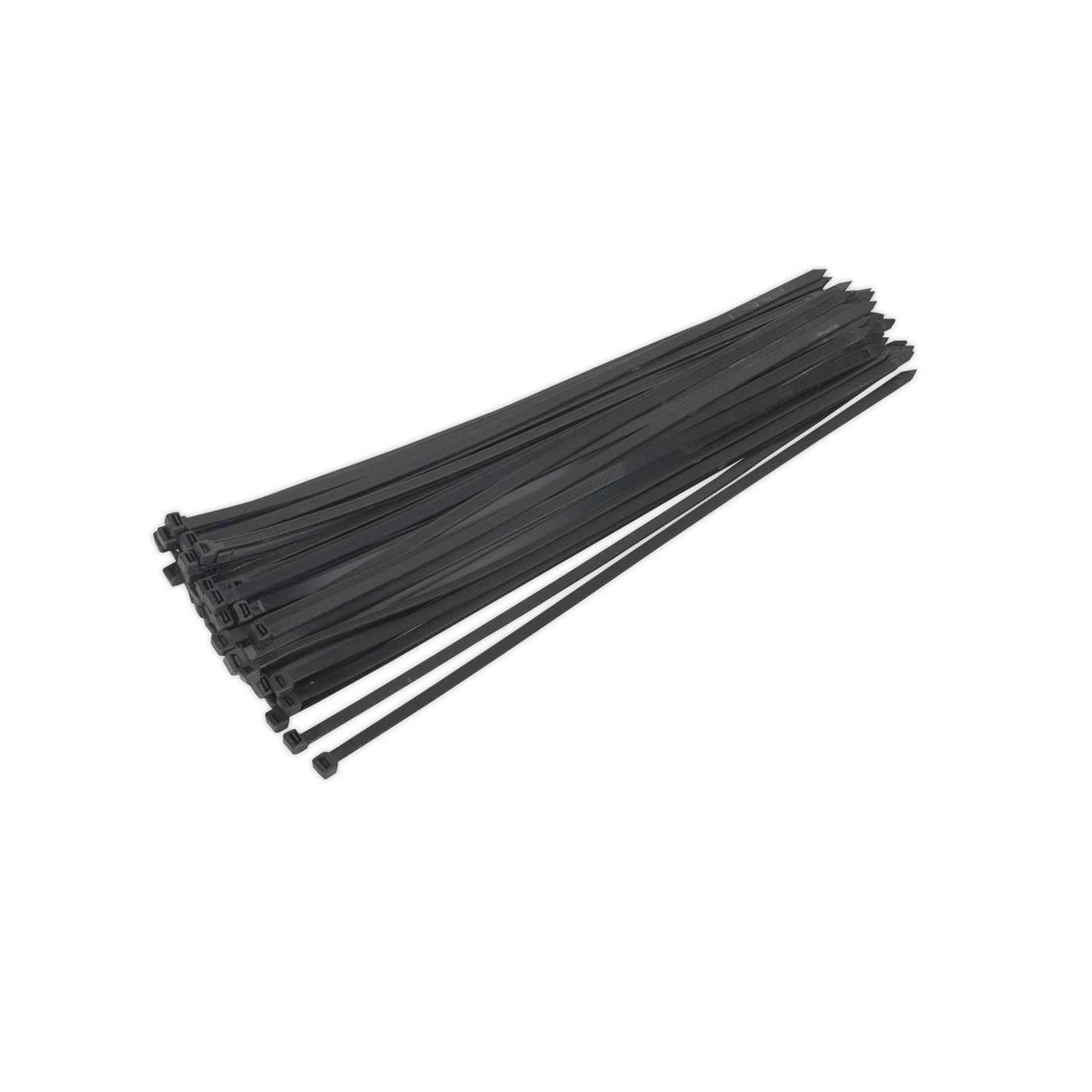 Sealey Cable Tie 650 x 12mm Black Pack of 50