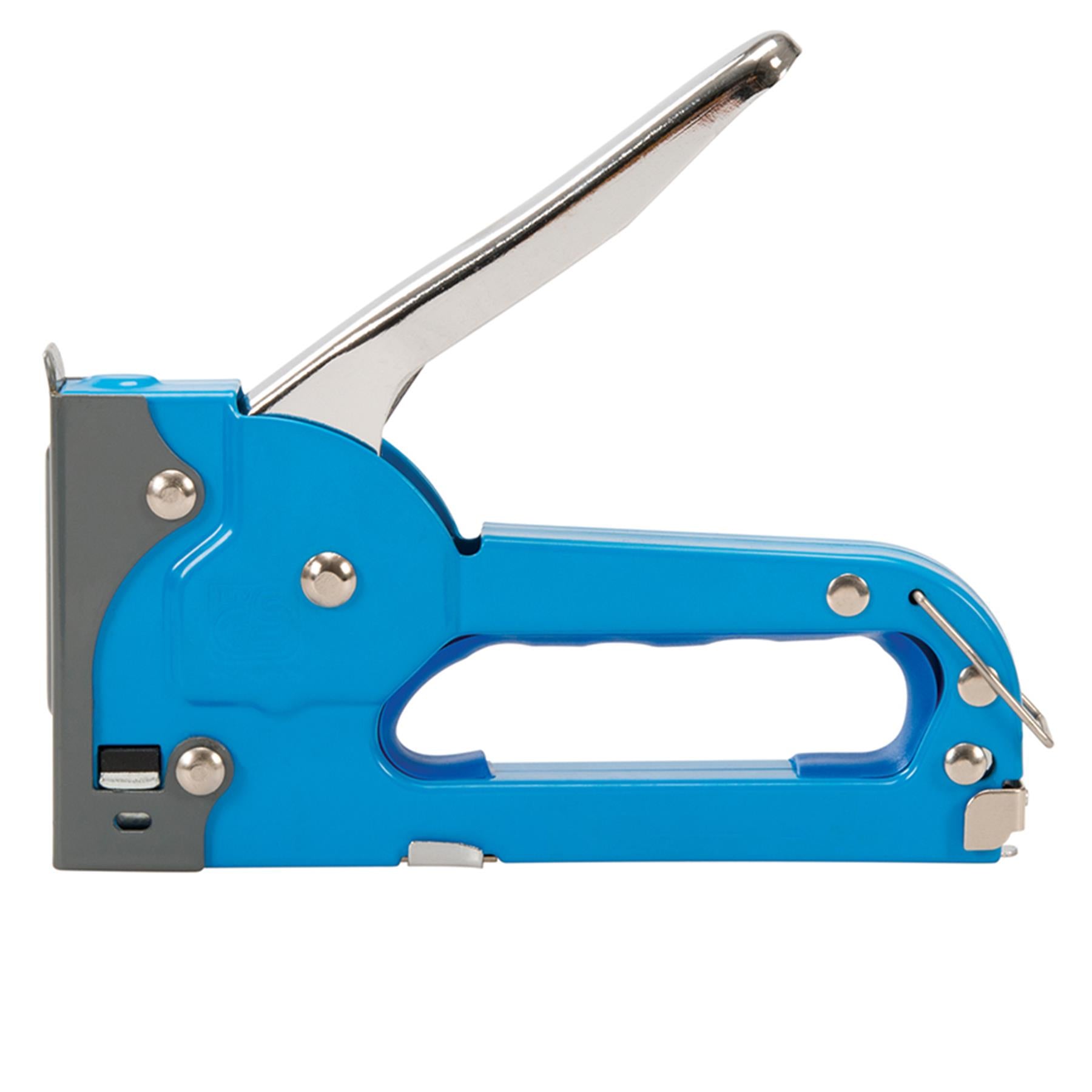 Compact Steel Staple Gun - 4 - 8mm DIY Tools Safety Loop & Remover, Crafts & DIY