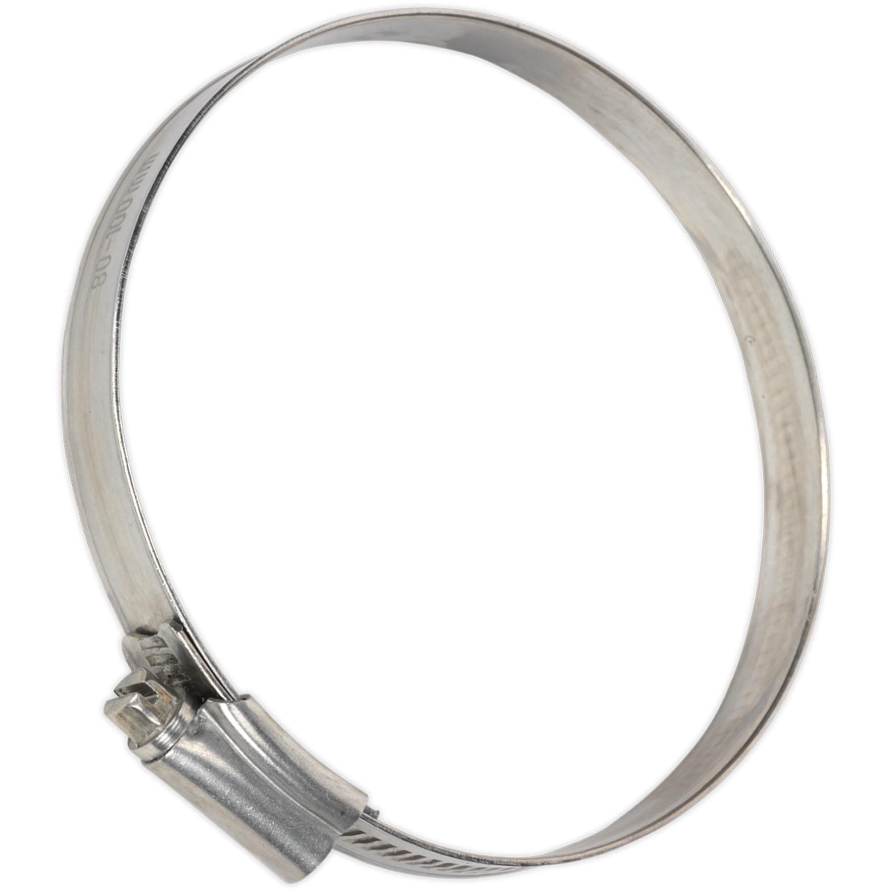 Sealey Hose Clip Stainless Steel 80-100mm Pack of 5