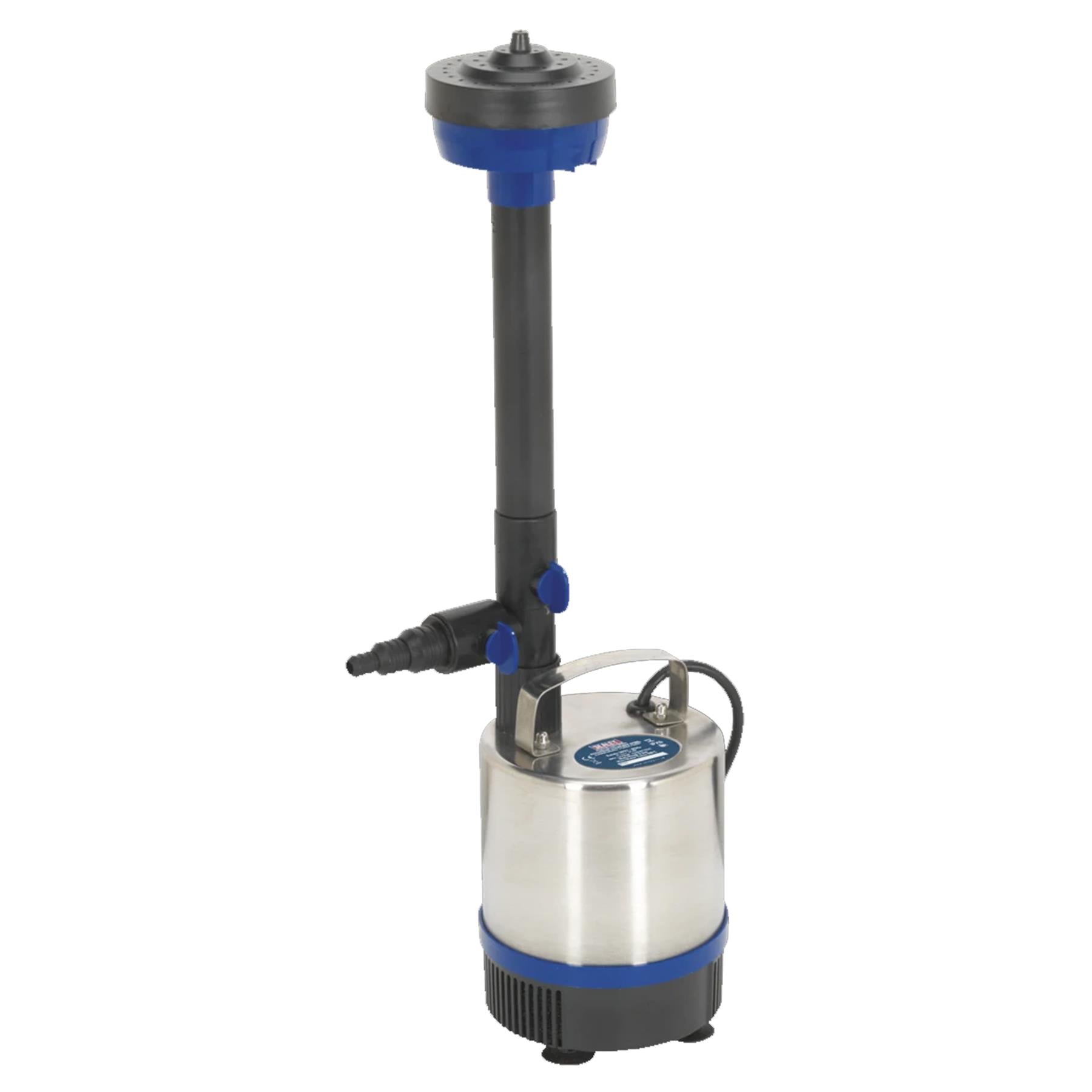 Submersible Pond Pump Stainless Steel 3600L/hr 230V Sealey