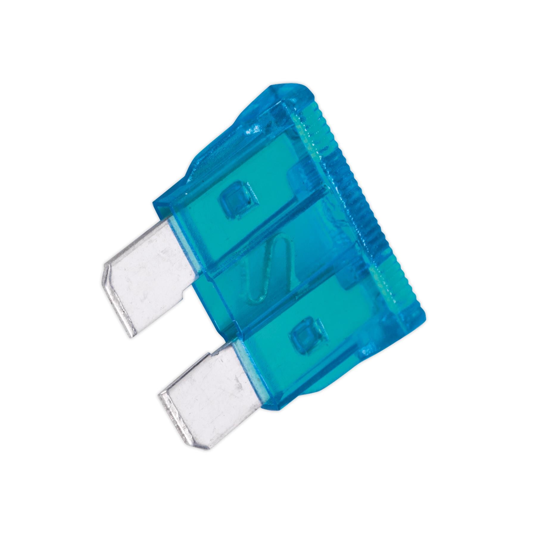 Sealey Automotive Standard Blade Fuse 15A Pack of 50