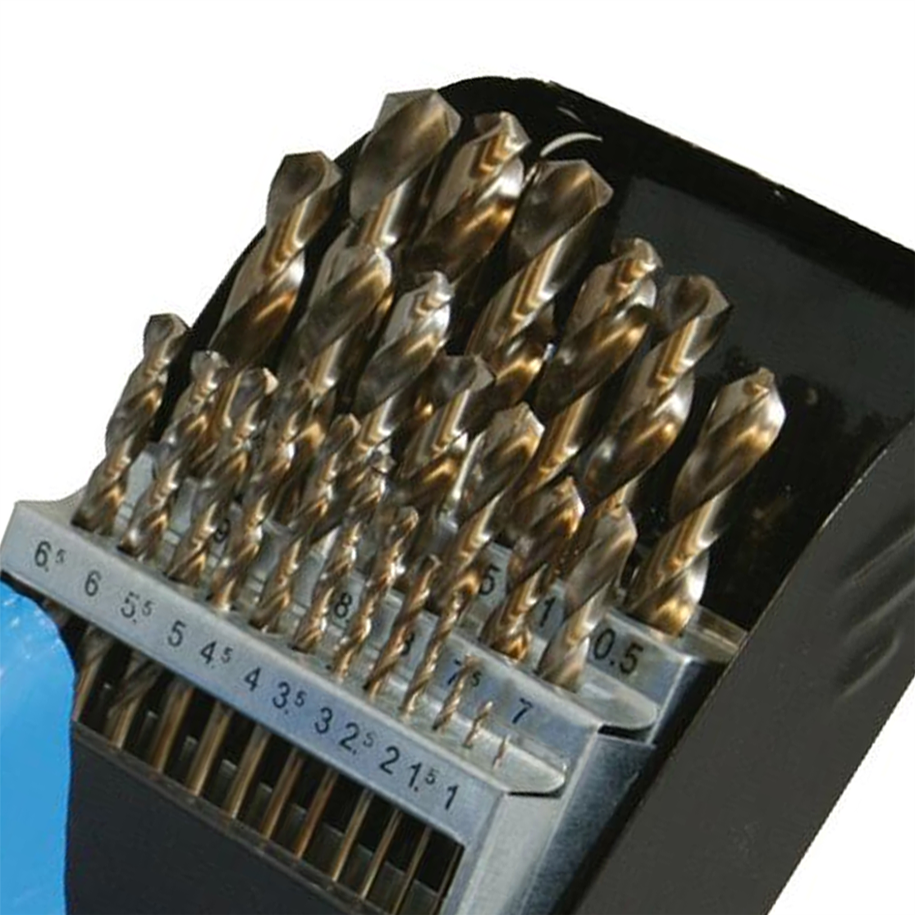 25Pce Cobalt Drill Bits 1mm to 13mm Hand Tools Power Drilling Brand New