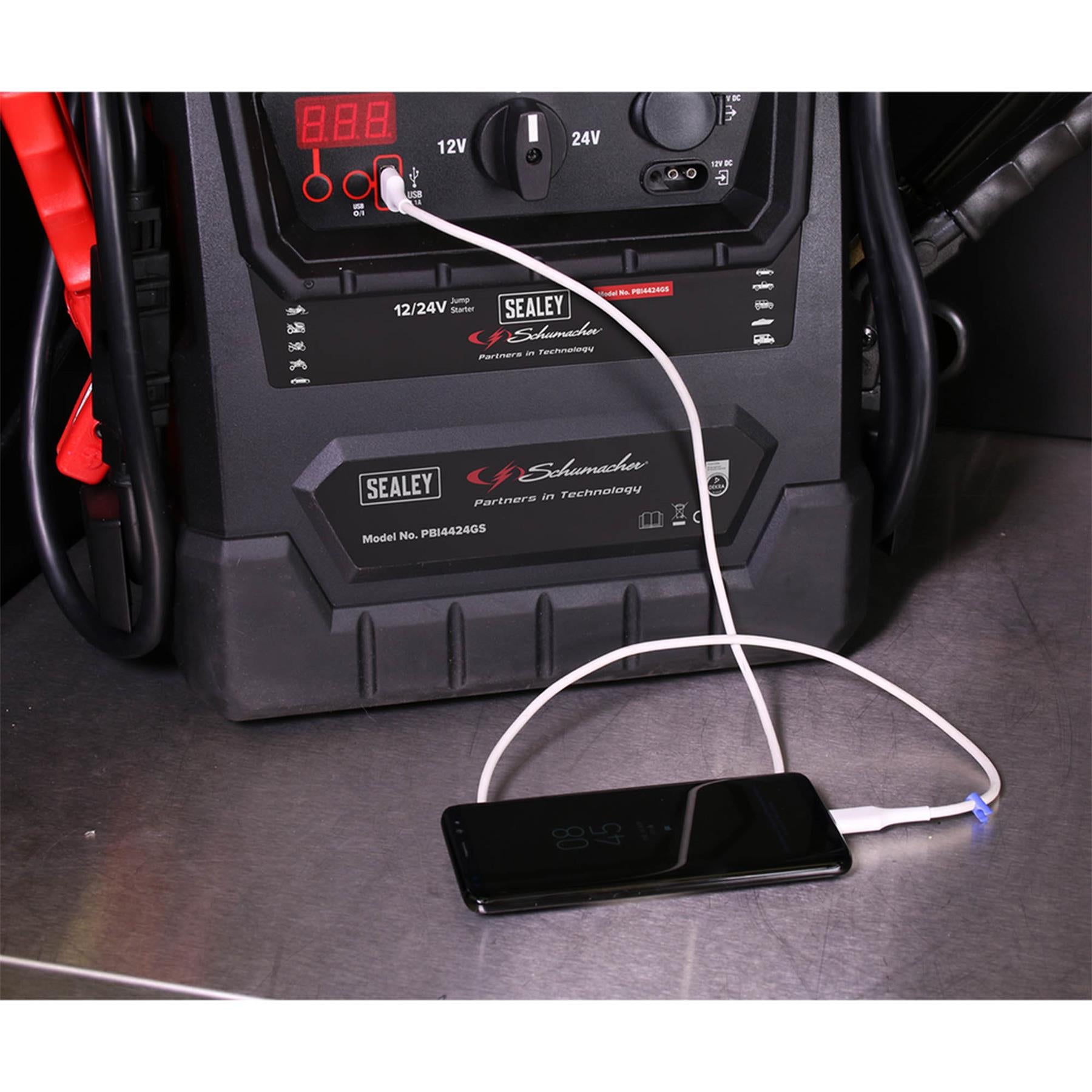 Schumacher Emergency Jump Starter 12/24V 4600 Peak Amps - DEKRA Sealey