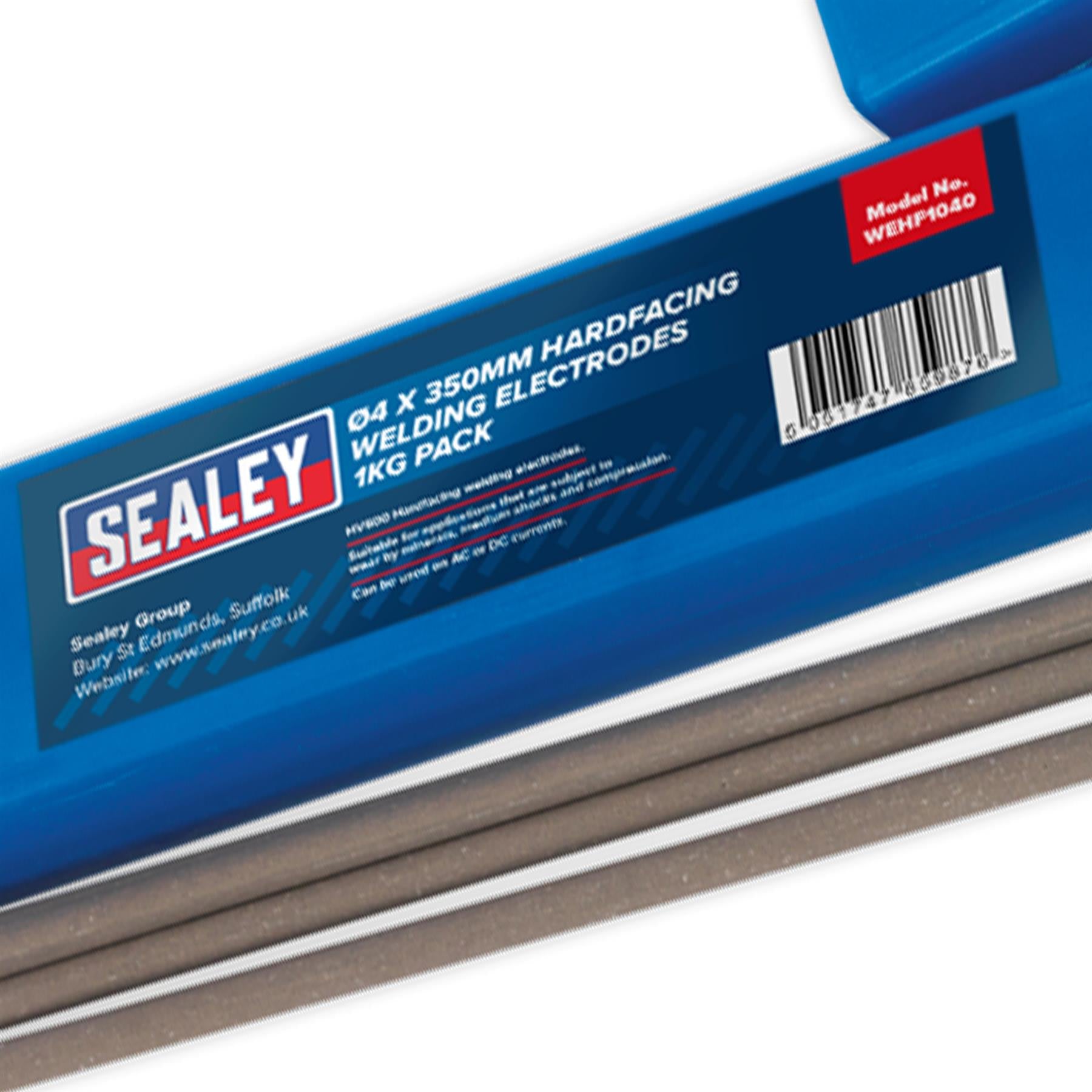 Welding Electrodes Hardfacing Ø4 x 350mm 1kg Pack. WEHF1040 Sealey