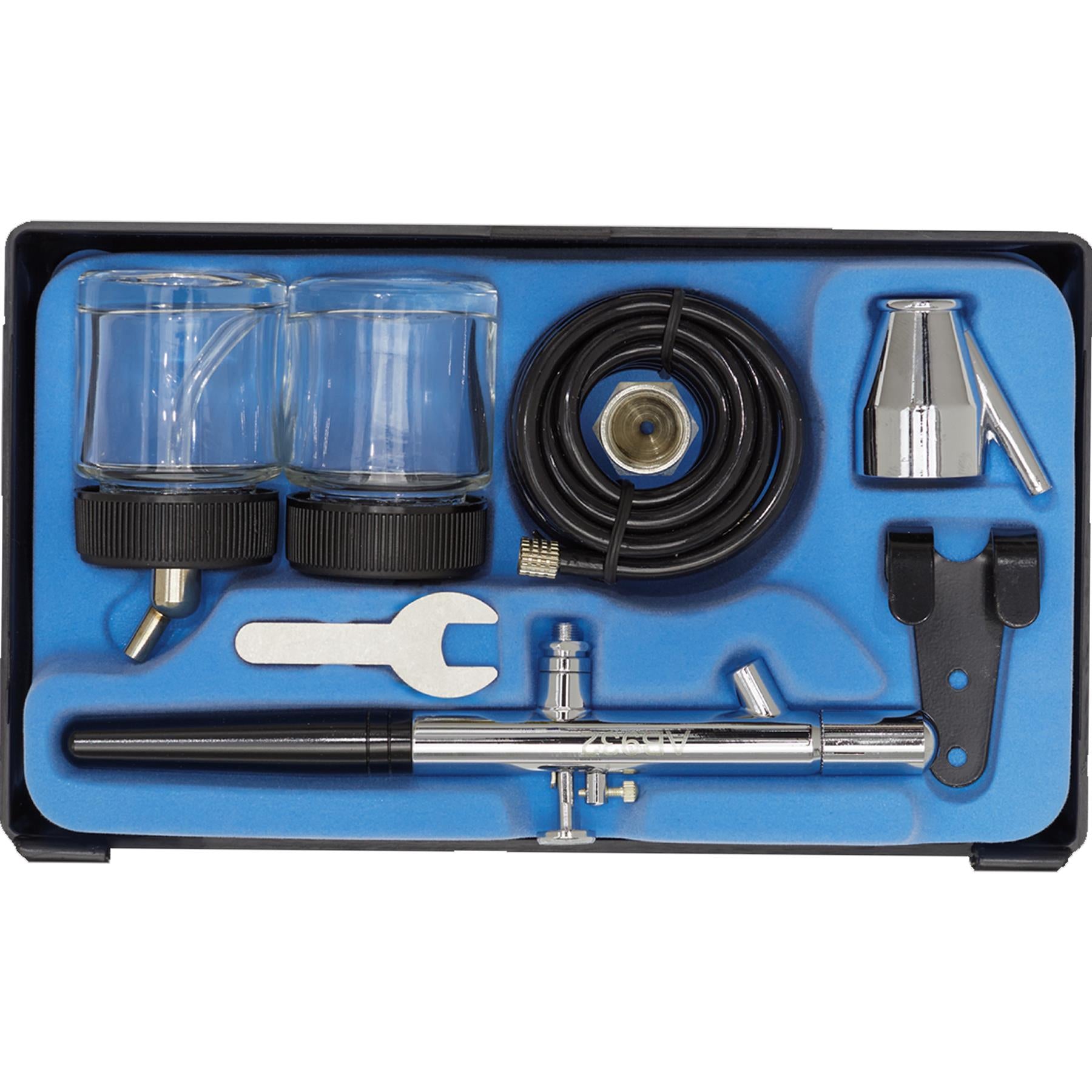 Sealey Airbrush Kit Professional Metal Body With Suction Bottle Without Propellant