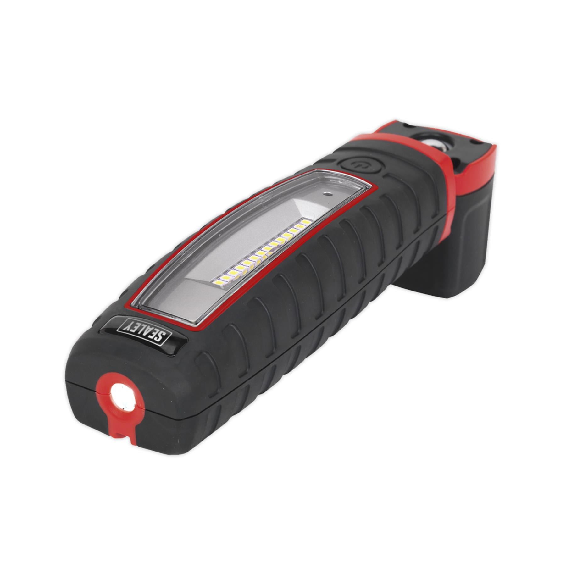 Sealey R/Charge 360 Insp Light 10 SMD LED & 3W LED Black Li-ion