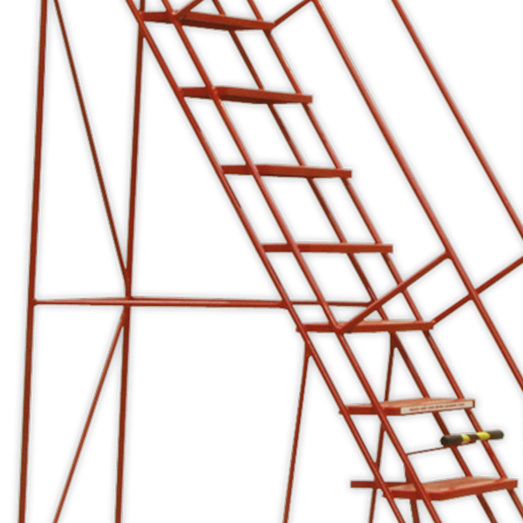 Sealey Mobile Safety Steps 4-Tread Garage Workshop DIY