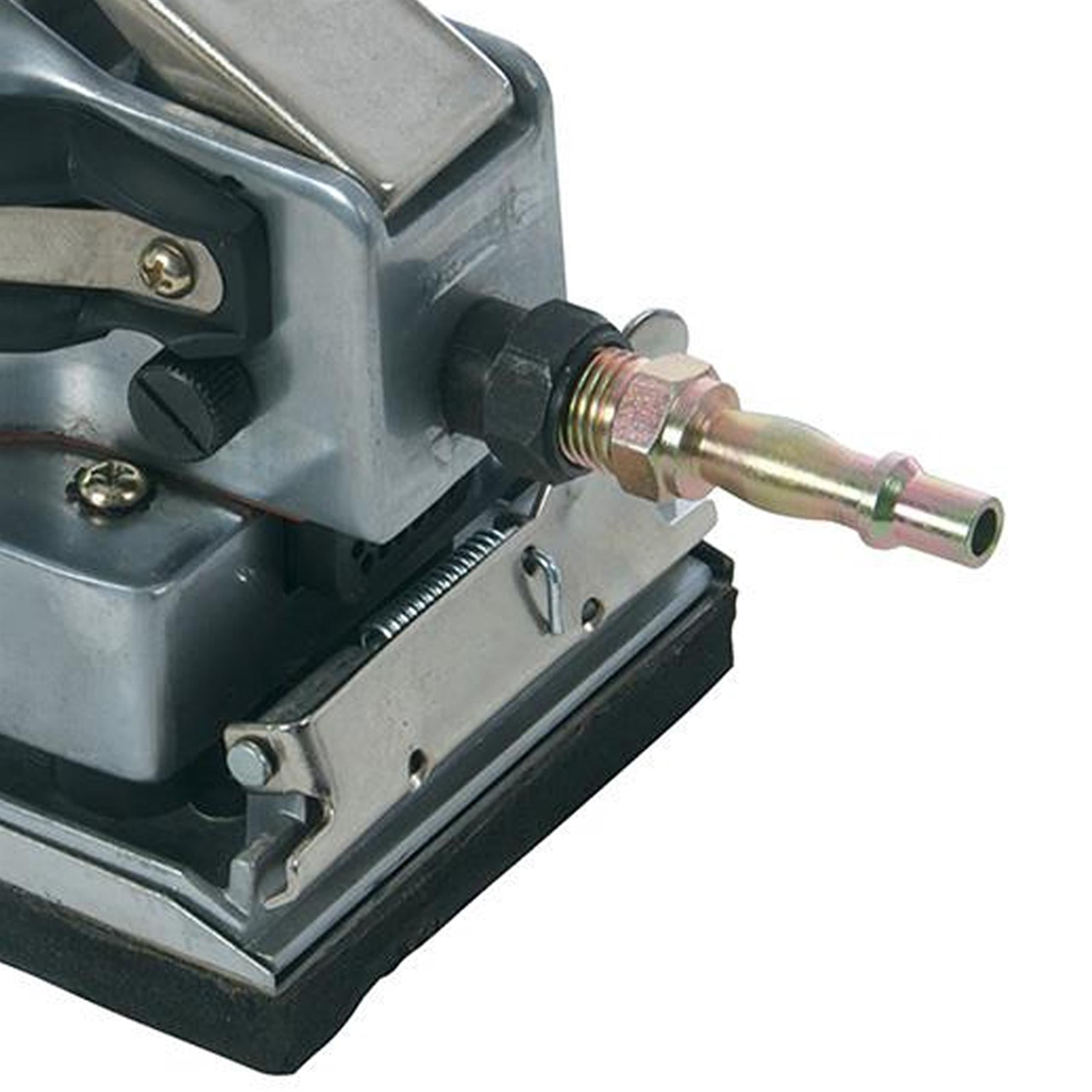 Air Orbital Jitterbug Sander Automatic Trigger-Release And Vibration Isolators