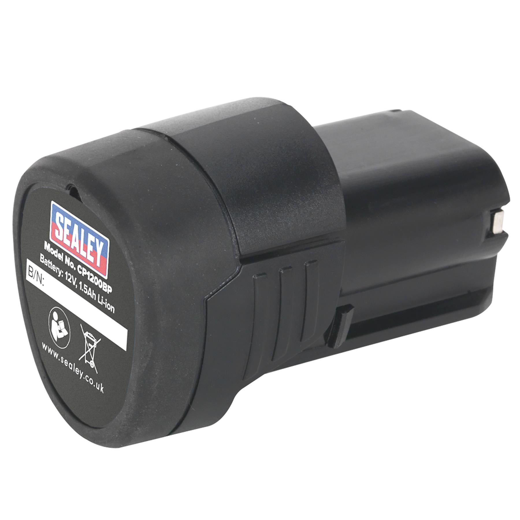 Sealey Cordless Power Tool Battery 12V 1.5Ah Lithium-ion Rechargeable