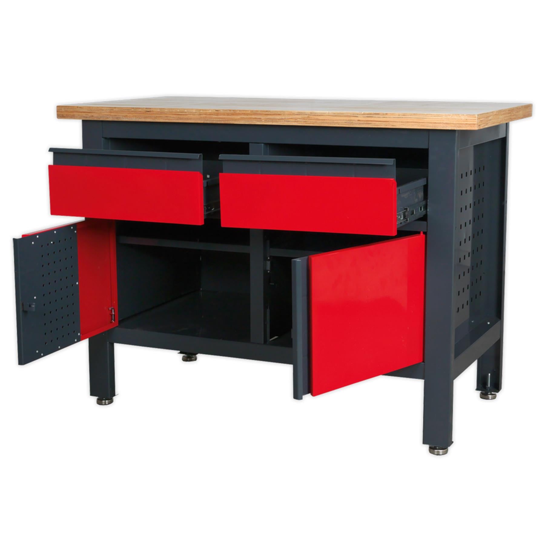 Sealey Workstation with 2 Drawers & 2 Cupboards