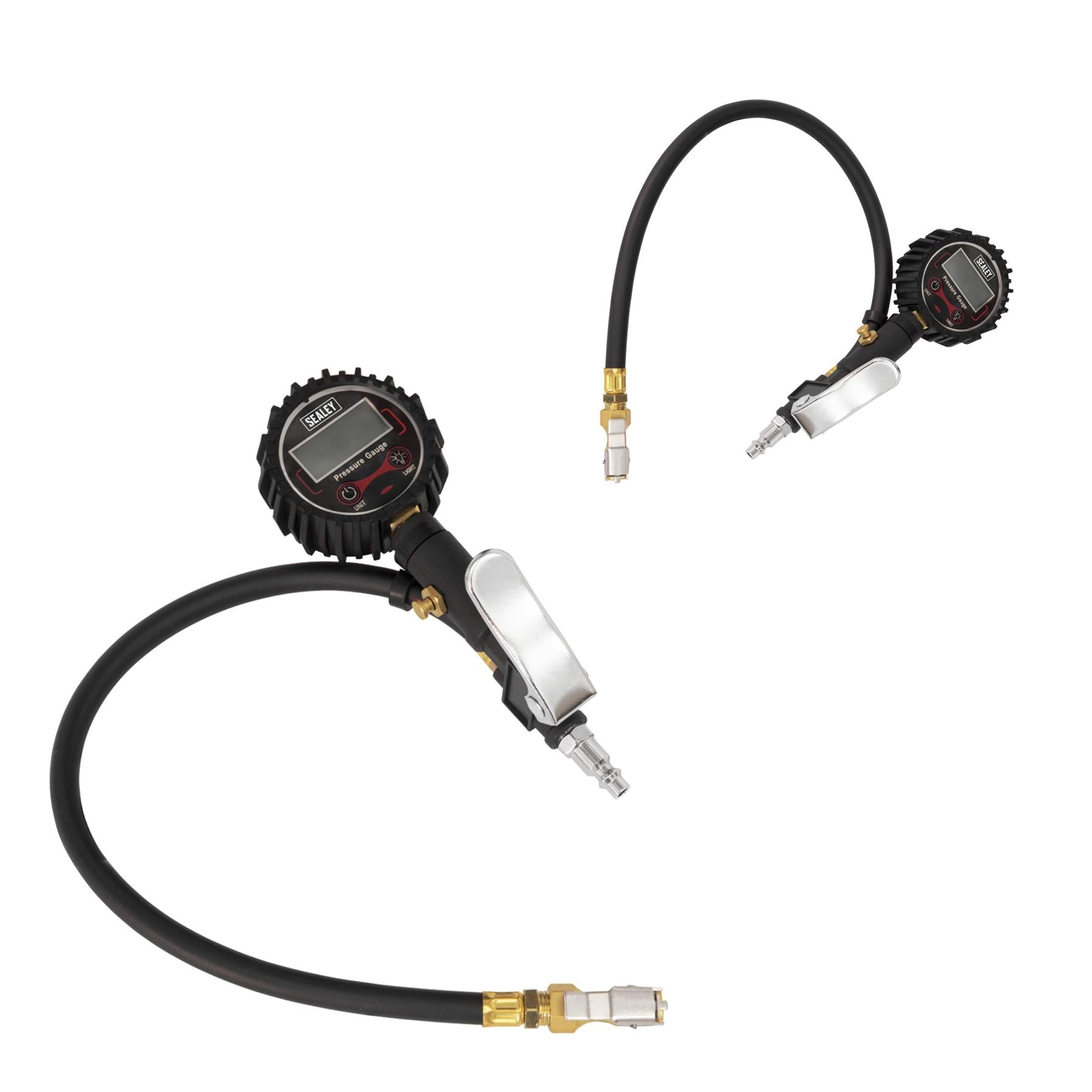 Sealey Digital Tyre Inflator with Clip-On Connector