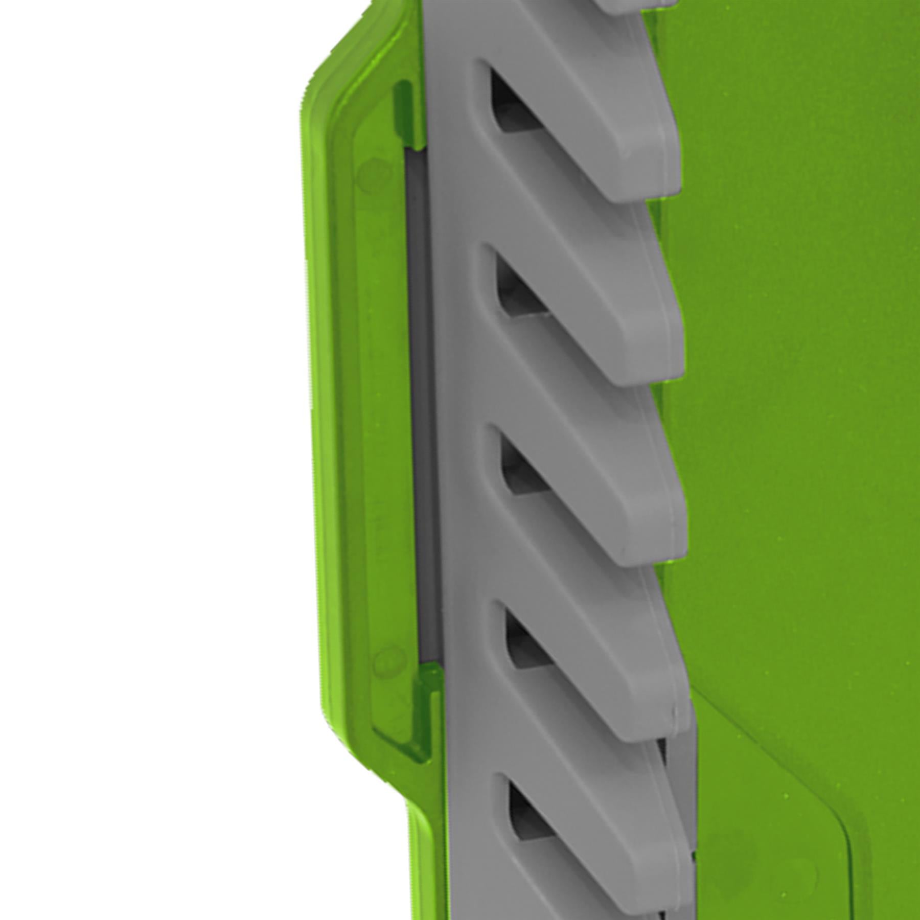 Reversible Spanner Rack 16pc Hi-Vis Green Sealey