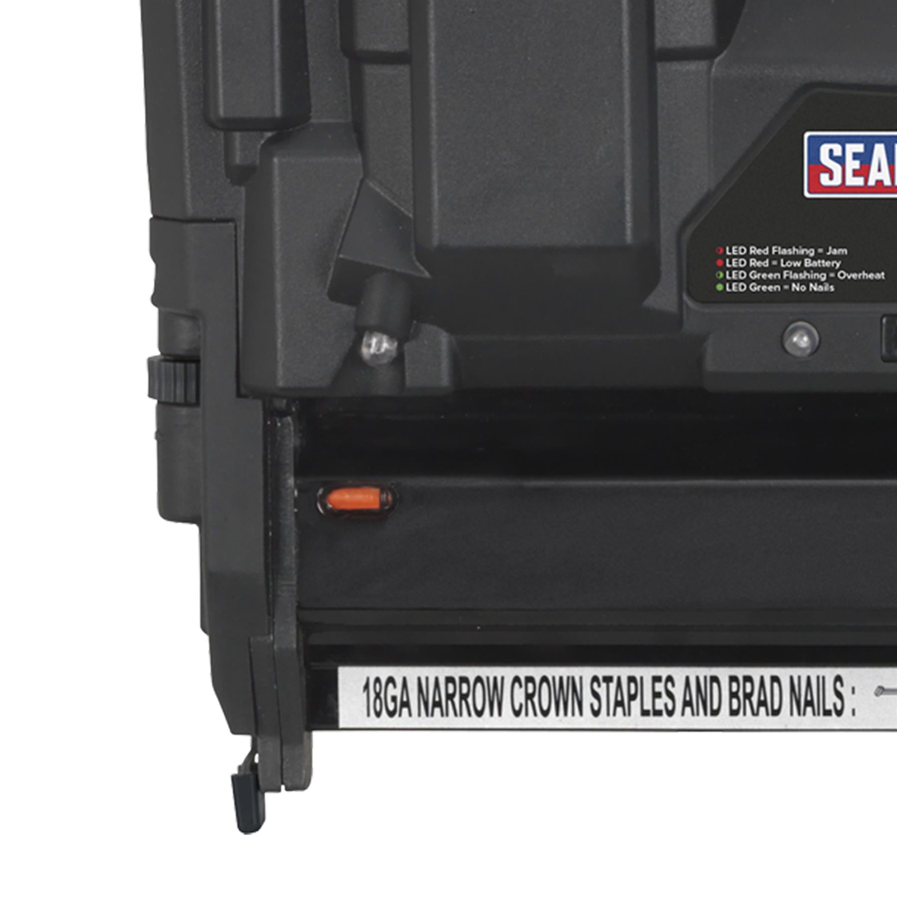 Sealey Cordless Nail/Staple Gun 18G 20V Lithium-ion - Body Only