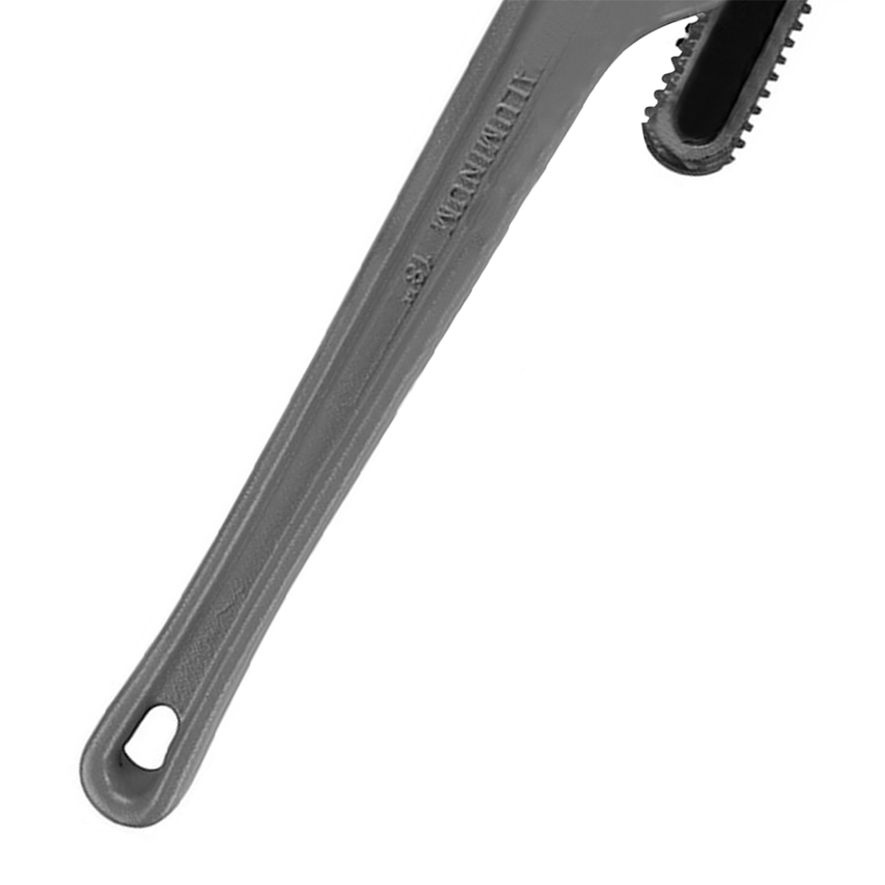 Aluminium Pipe Wrench Corossion Resistant With Rippled Powder Coating 450mm/18"