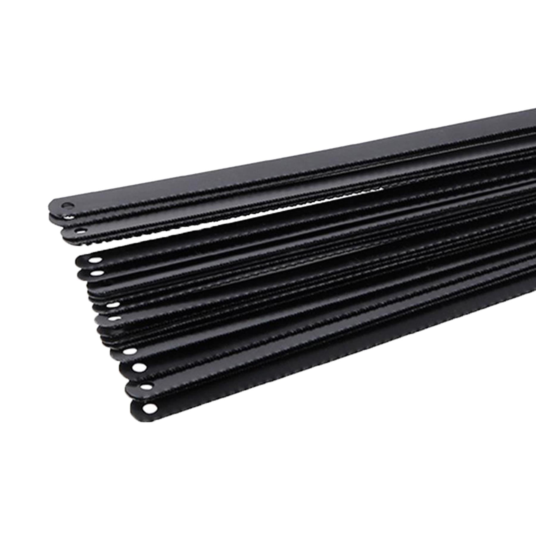 12" 24 Tpi 12PC Senior Hacksaw Saw Carbon Steel Replacement Blades 300mm x 12mm