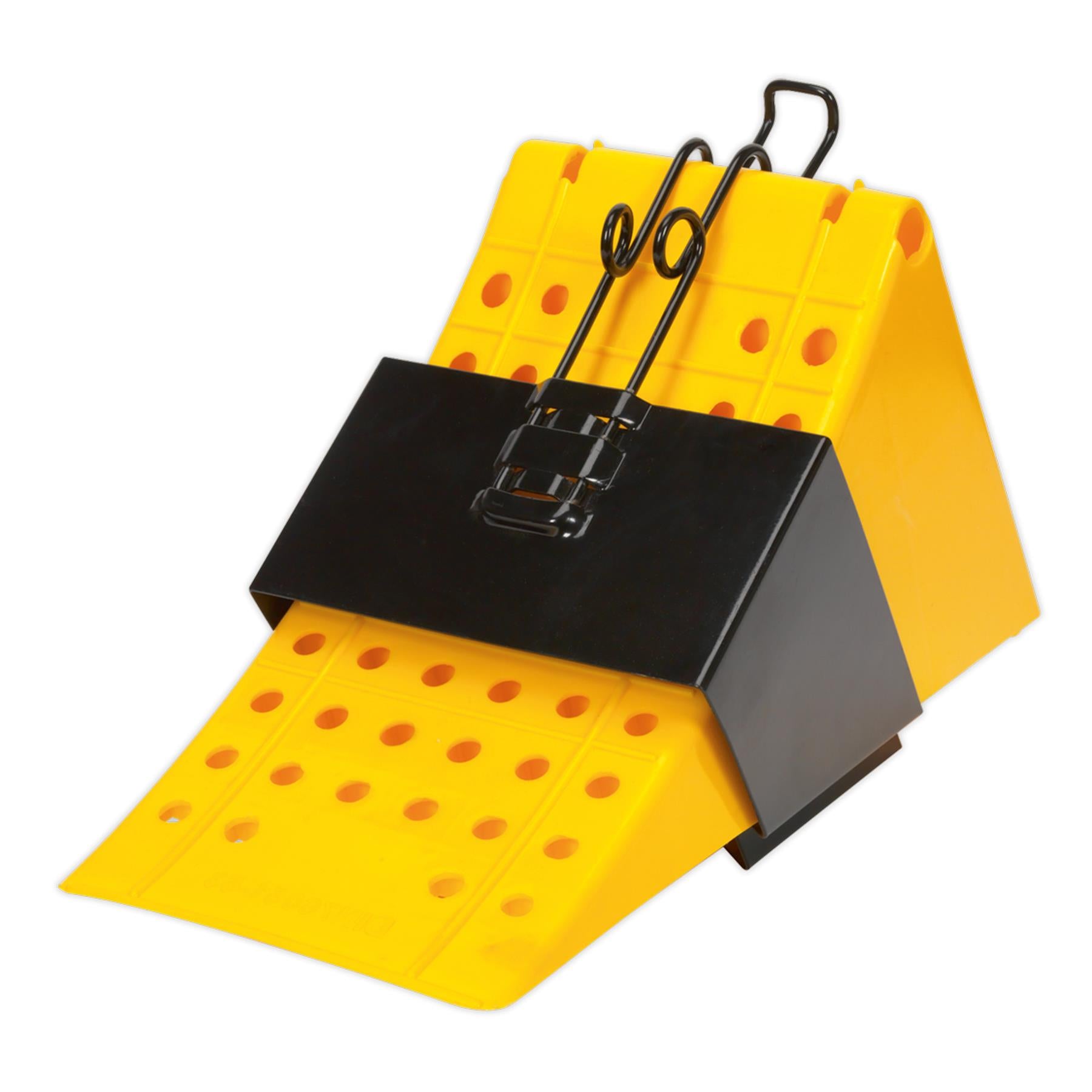 Sealey Wheel Chock with Bracket Single - Commercial