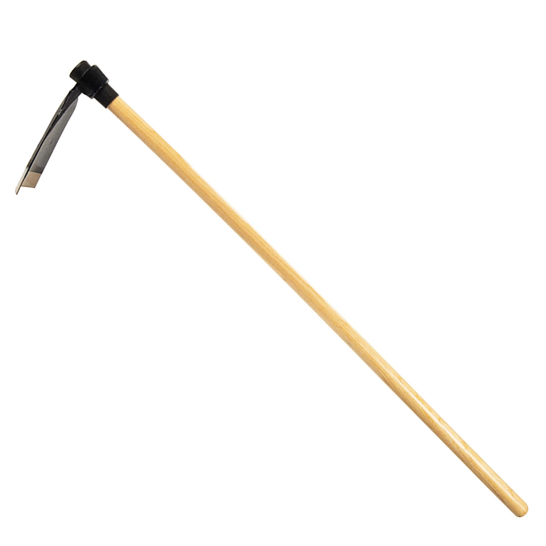 Heavy Duty Solid Steel Forged Steel Head Digging Hoe 1350mm Long Hardwood Handle Soil Garden