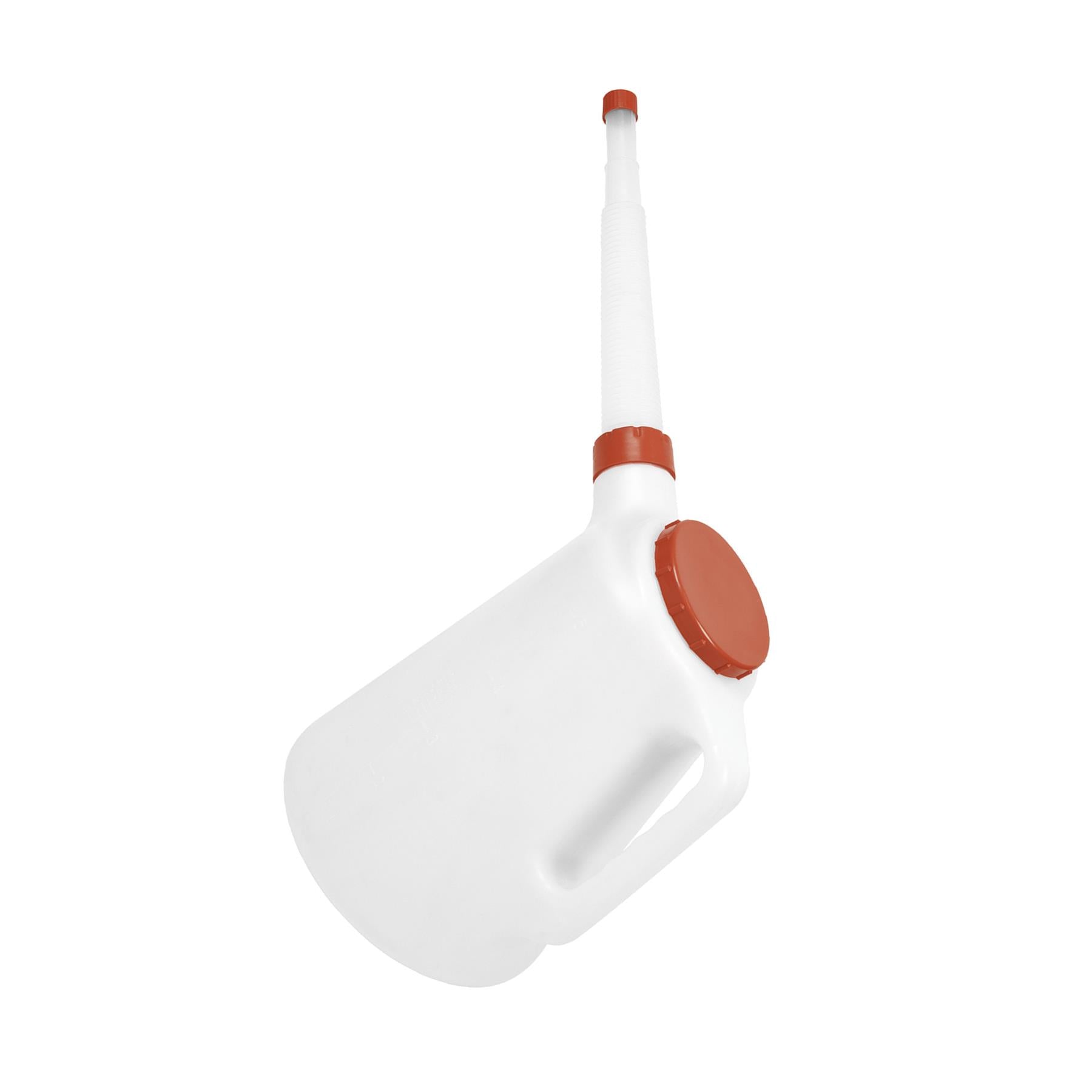 Sealey Oil Container with Red Lid & Flexible Spout 5L