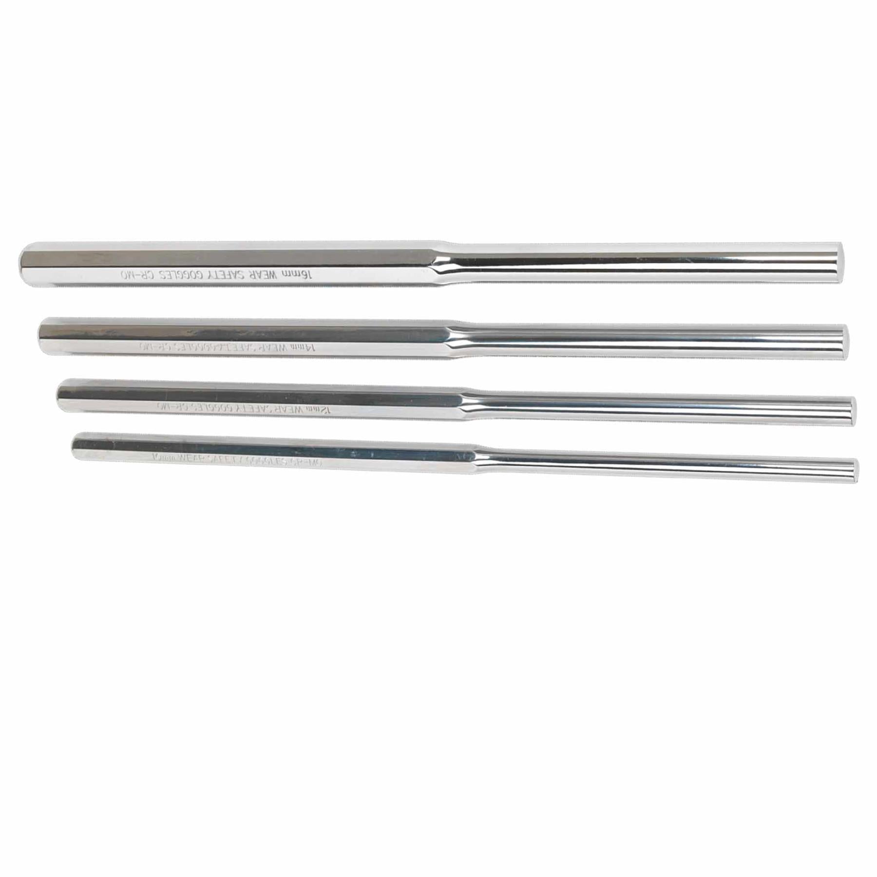 Sealey Parallel Pin Punch Set 4pc Extra-Long
