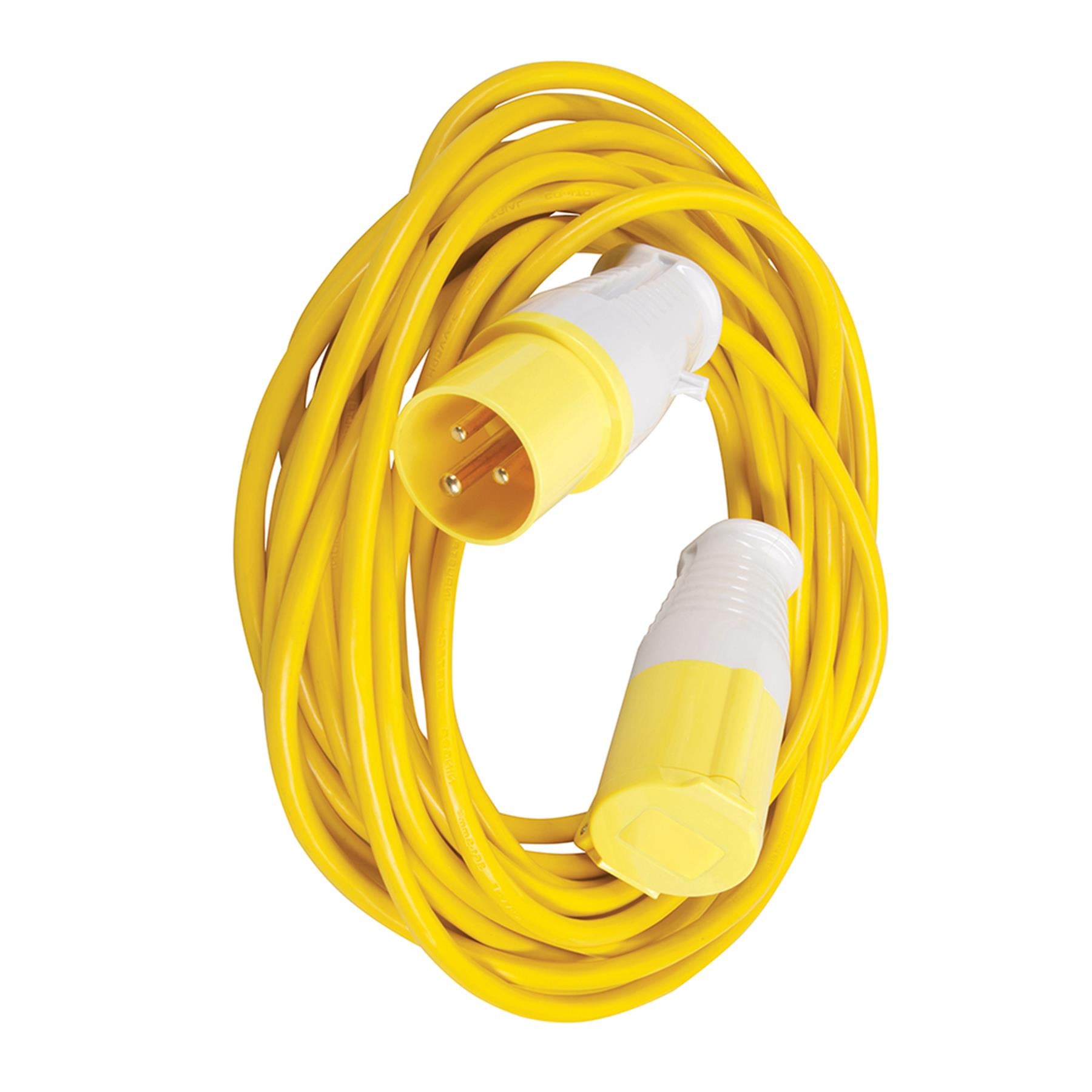 Heavy Duty Extension Lead 16A 110V 10M Home Camping Caravan Industrial Hook Up