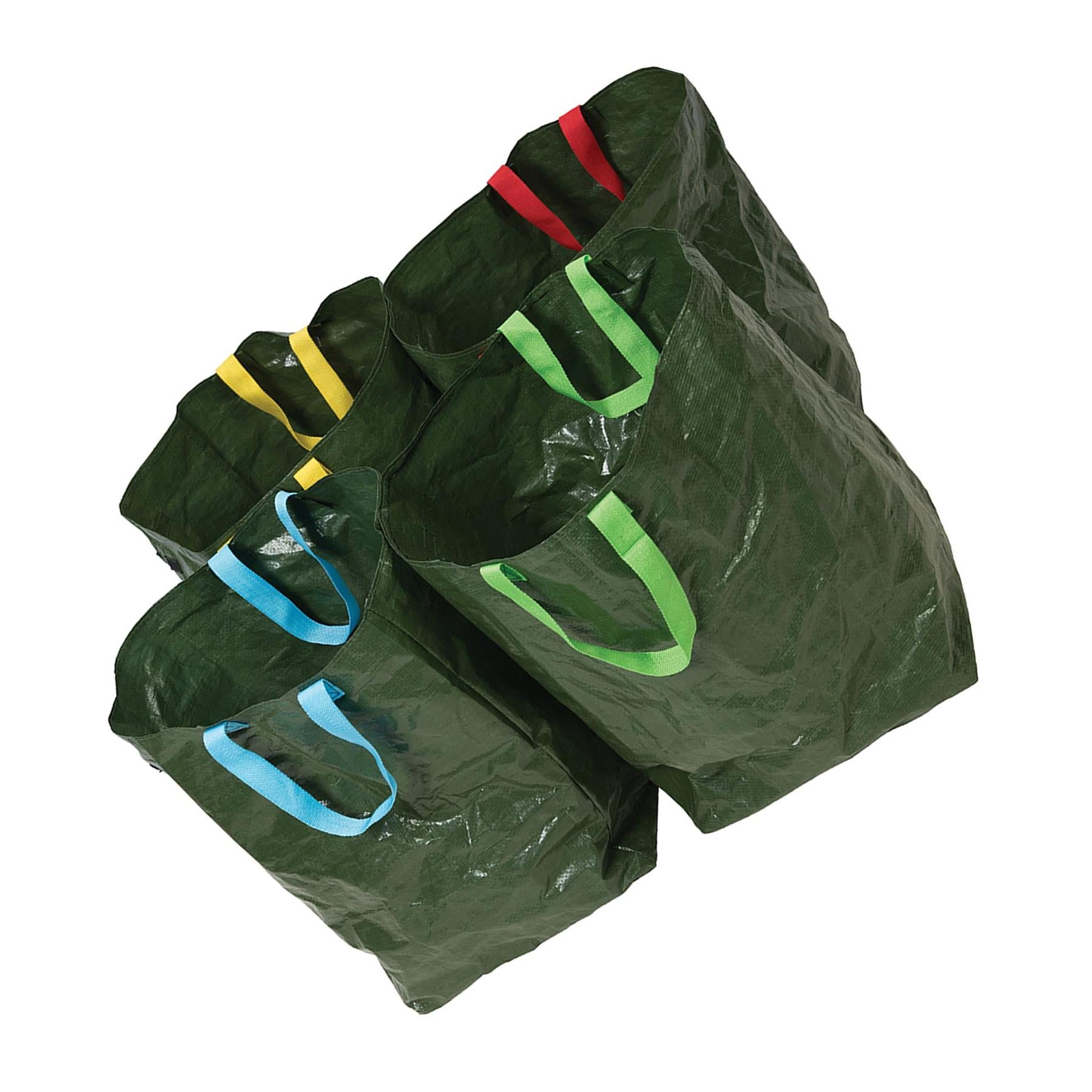 Durable Recycling Bags Uv-Stabilised / Waterproof & Tear Proof 4Pk 400X320X320mm