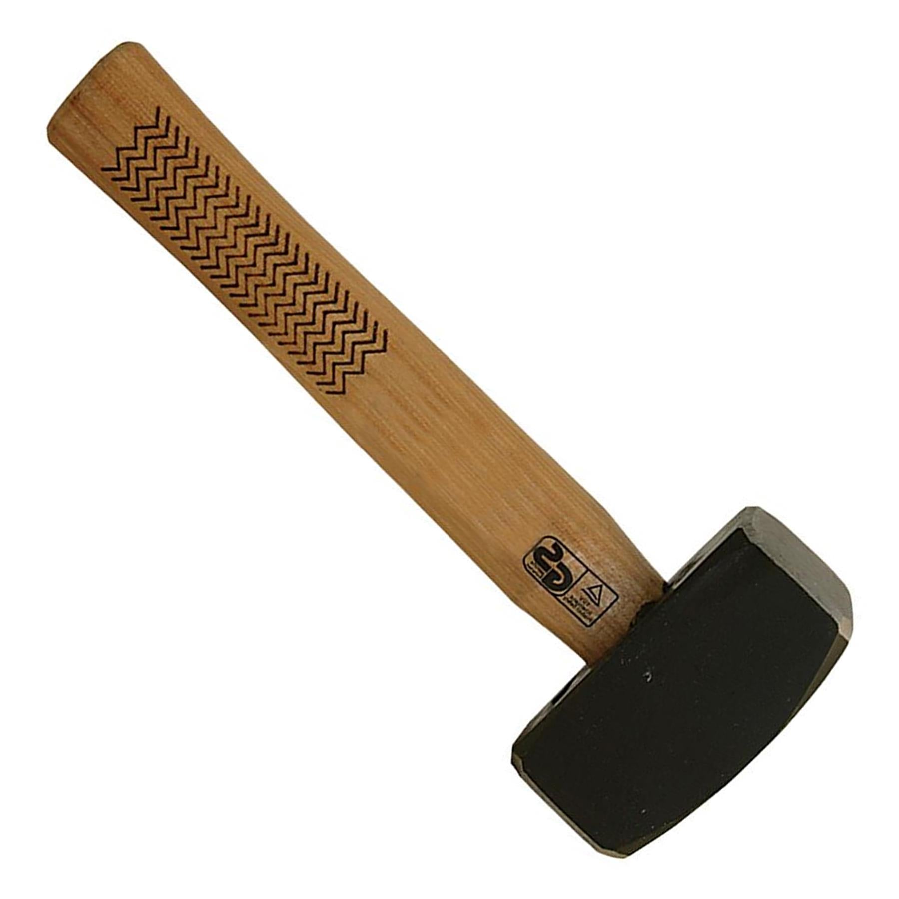 Hickory Lump Hammer 4Lb (1.81Kg) Steel Head Heavy Duty Demoliton Building