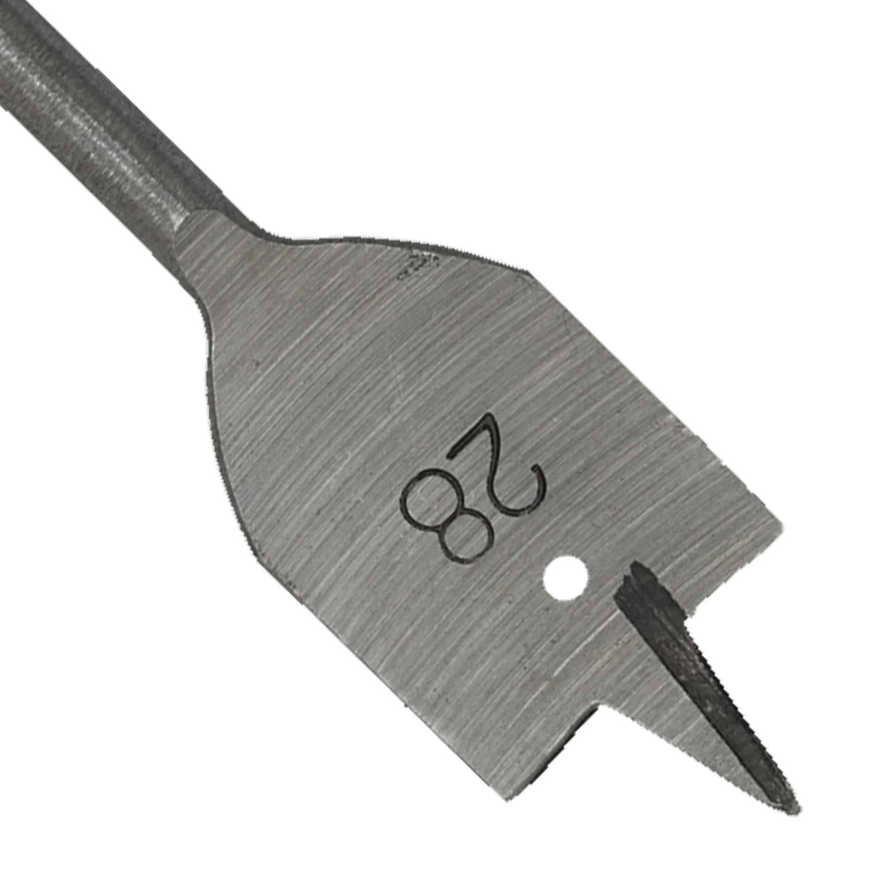 Sealey Flat Wood Bit 28mm x 152mm Supplied In A Plastic Wallet - FWB28