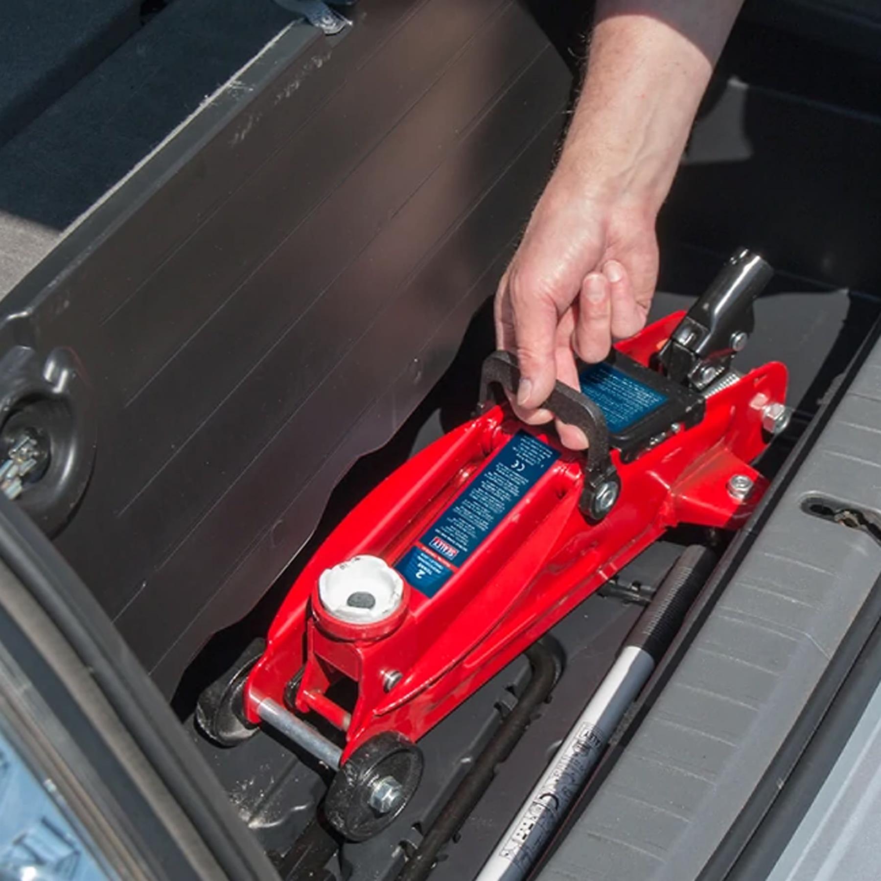 Sealey Trolley Jack 2tonne Short Chassis