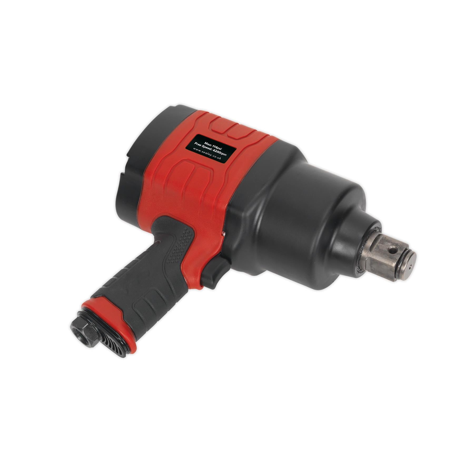 Sealey Air Impact Wrench 1"Sq Drive - Twin Hammer Alloyed Metals