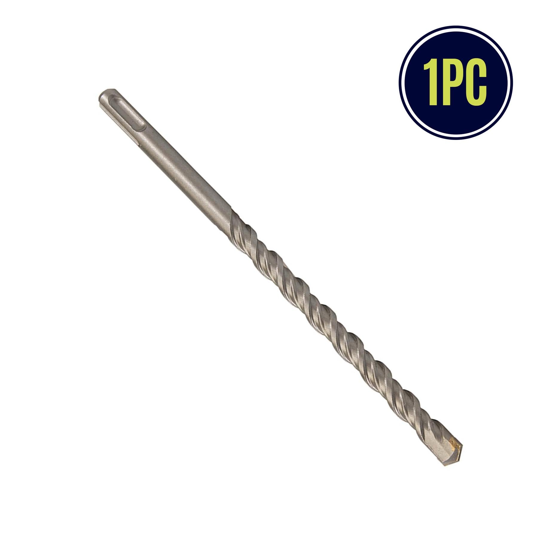 SDS+ PLUS MASONRY DRILL BIT 12 x 210mm, TUNGSTEN CARBIDE TIP, FOR STONE CONCRETE BRICK