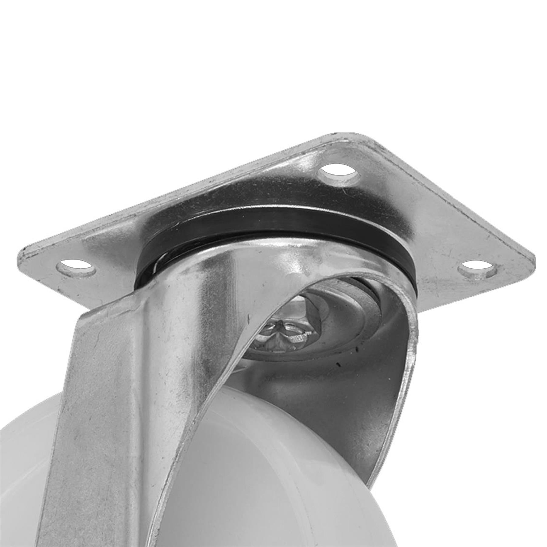 Sealey Heavy-Duty Nylon Swivel Castor Wheel 125mm