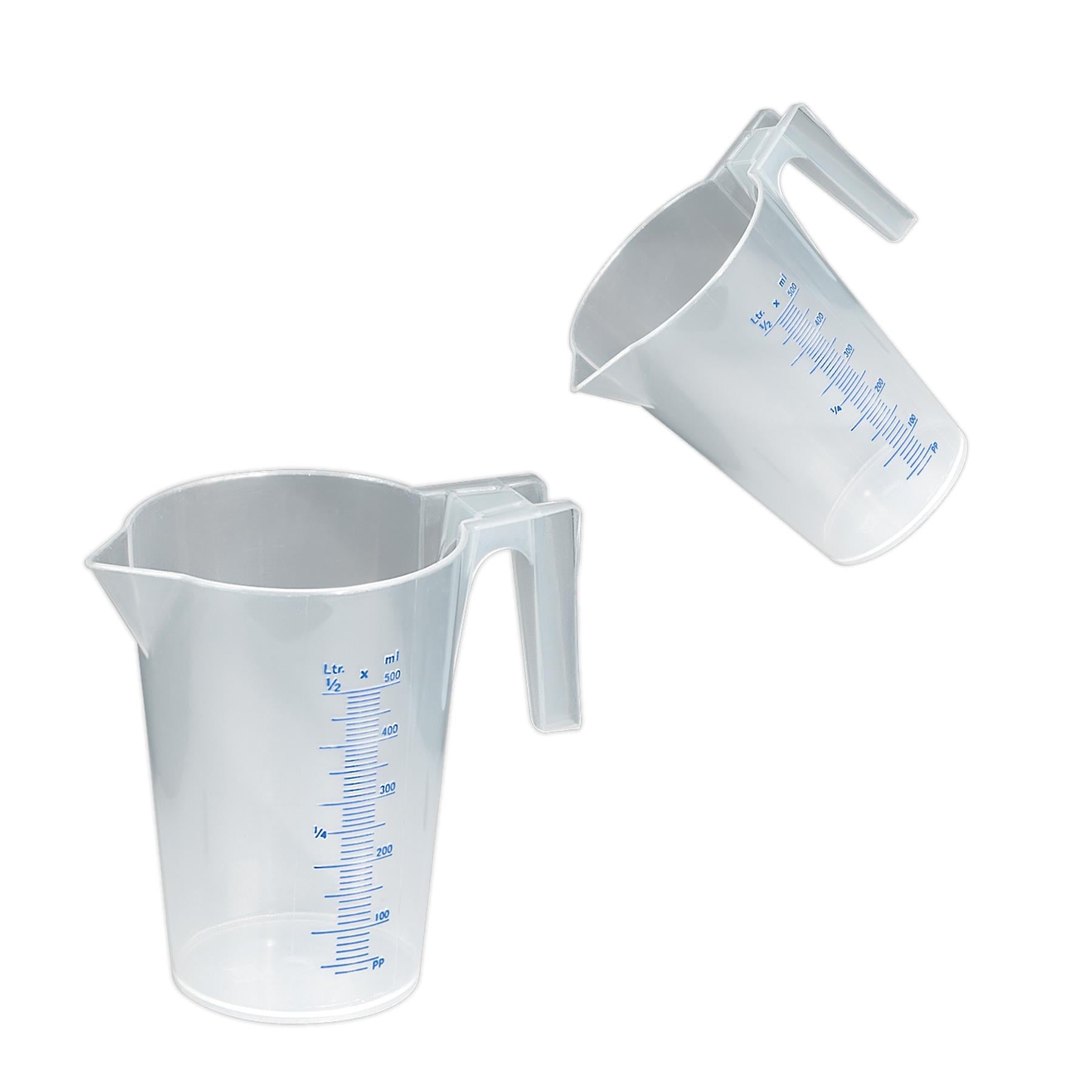Sealey Measuring Jug Translucent 0.5L