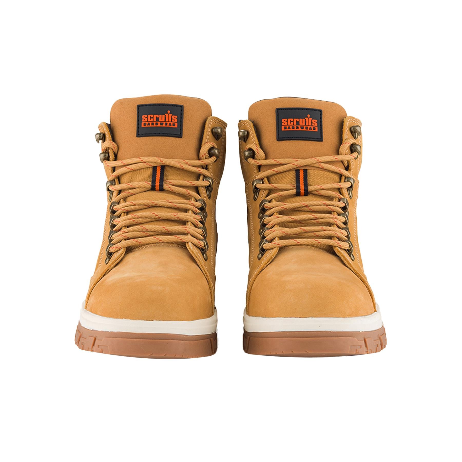 Scruffs Nevis Safety Boot Tan Size 10.5 / 45 Slip Resistant For Safe Working.