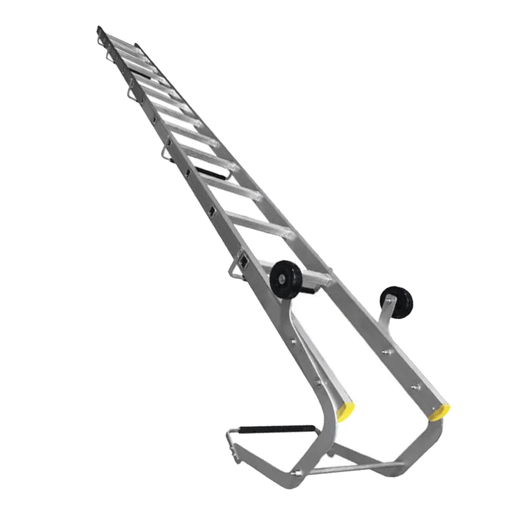 Dapetz PRo 14 Rung Roof Ladder 4.6m, With Steel Ridge Hooks, Single Section